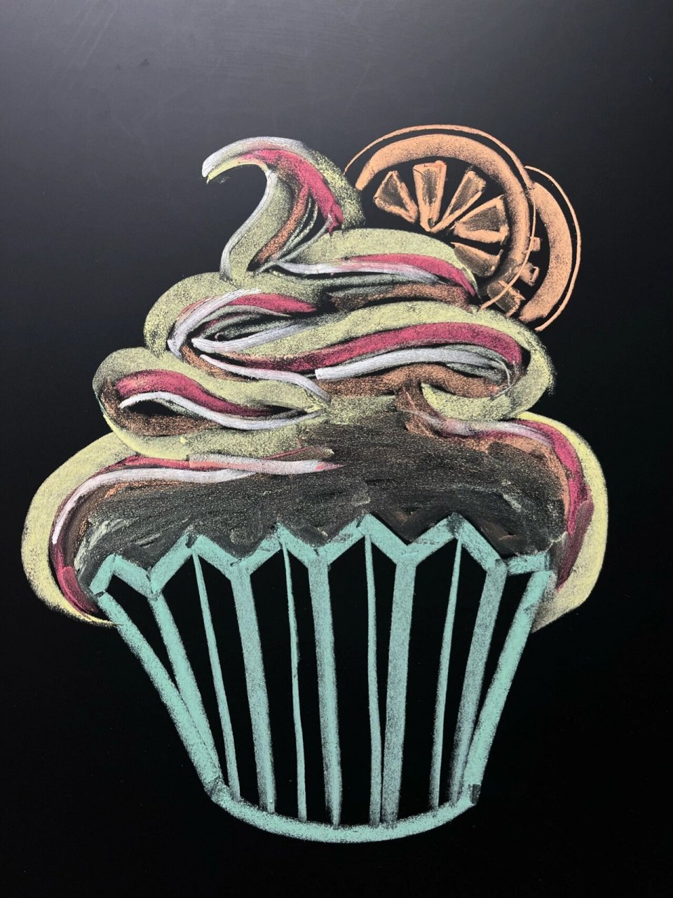 蛋糕系列黑板画