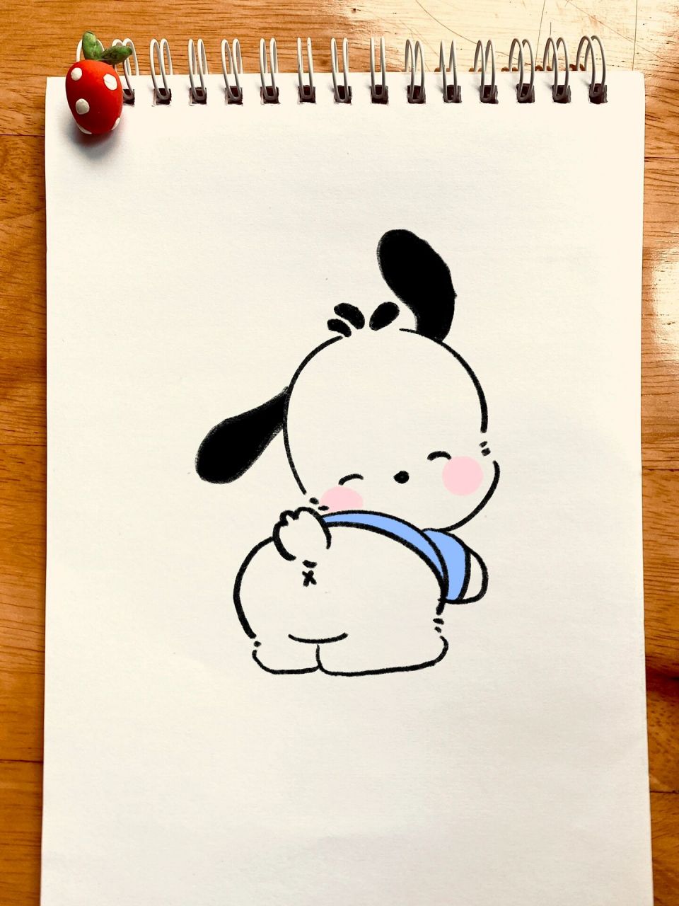 画100张可爱简笔画16/100 今天画的是撅着屁股的小狗98 可爱吧 今天