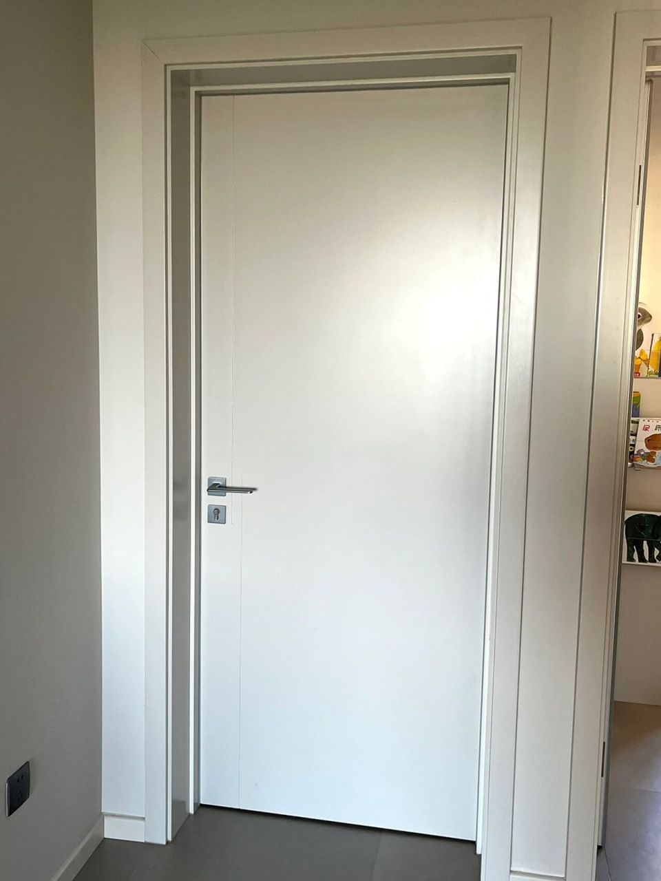 tata木门米黄色真的好看 放心冲 我家是烤漆米黄色,实际就是奶油白色