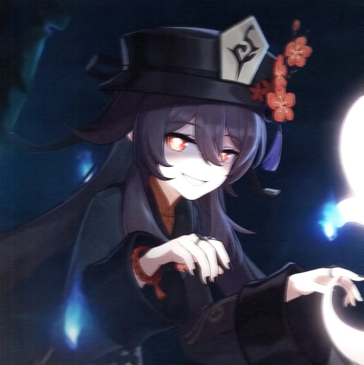 "推荐 原神/胡桃/头像" "往生堂第七十七代堂主就是胡桃我啦.