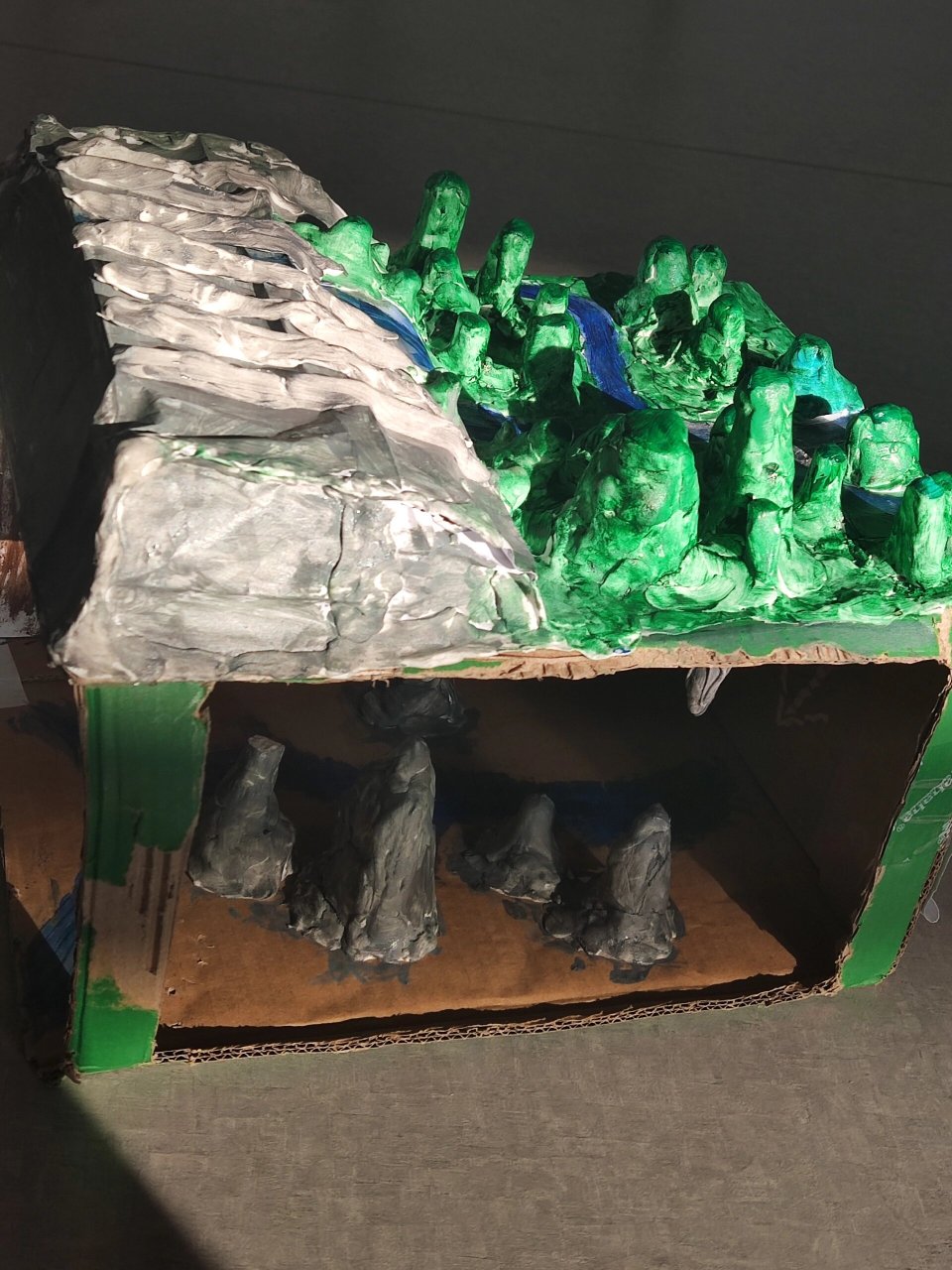 地理教具 地理模型 中图版第二章第一节,主要地貌的景观特点,自制地貌