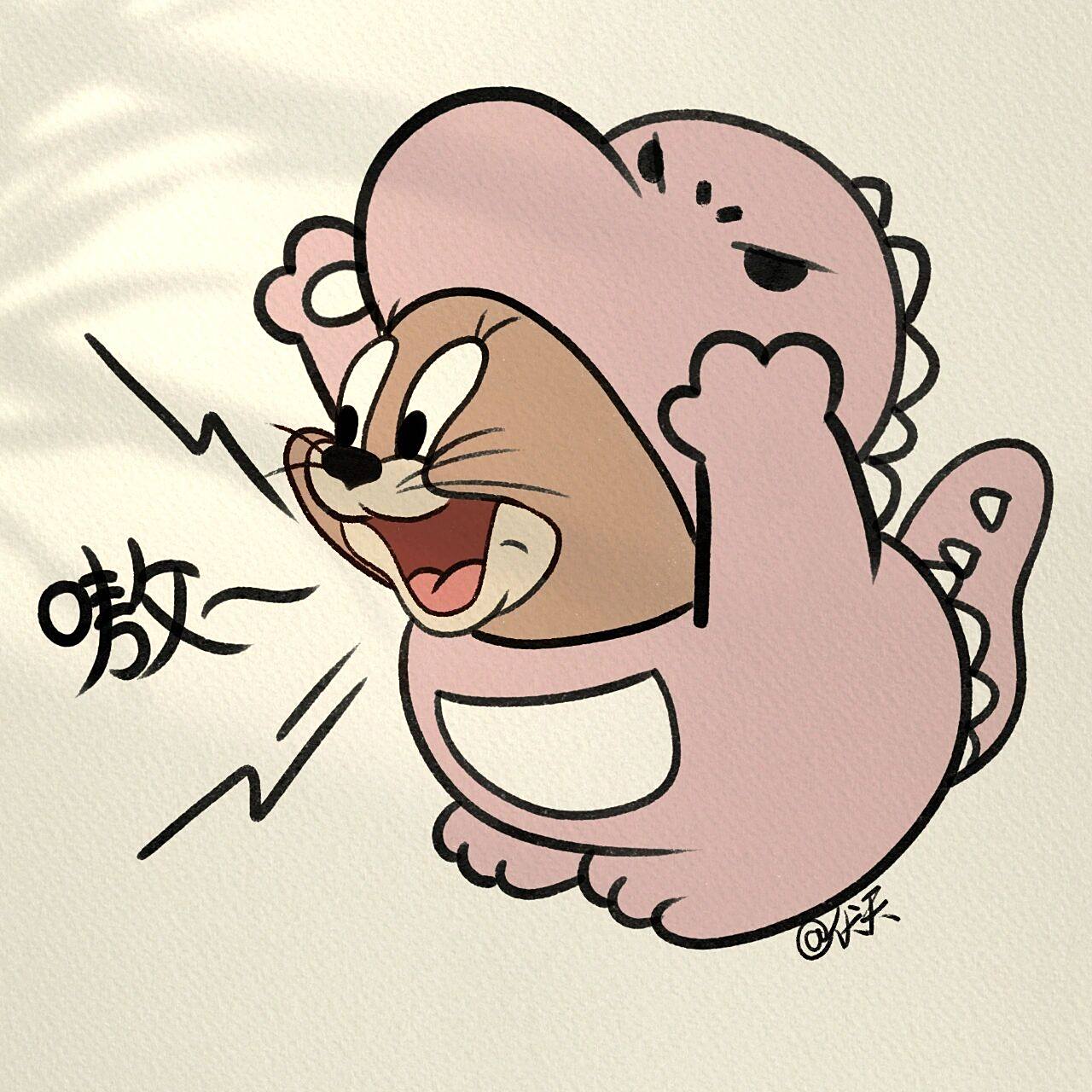 猫抓老鼠简笔画‖(67)          临摹图片来源于网络