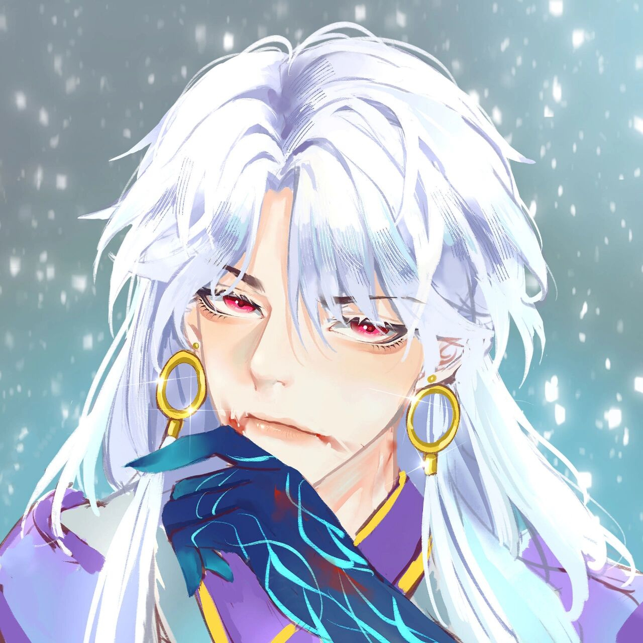 今日山海·炽霜斩主场 各类画师画的李信让你心动了吗 (注:第6张图