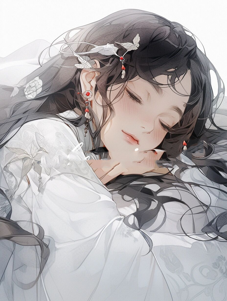 古风情侣头像壁纸 | 单人睡觉版