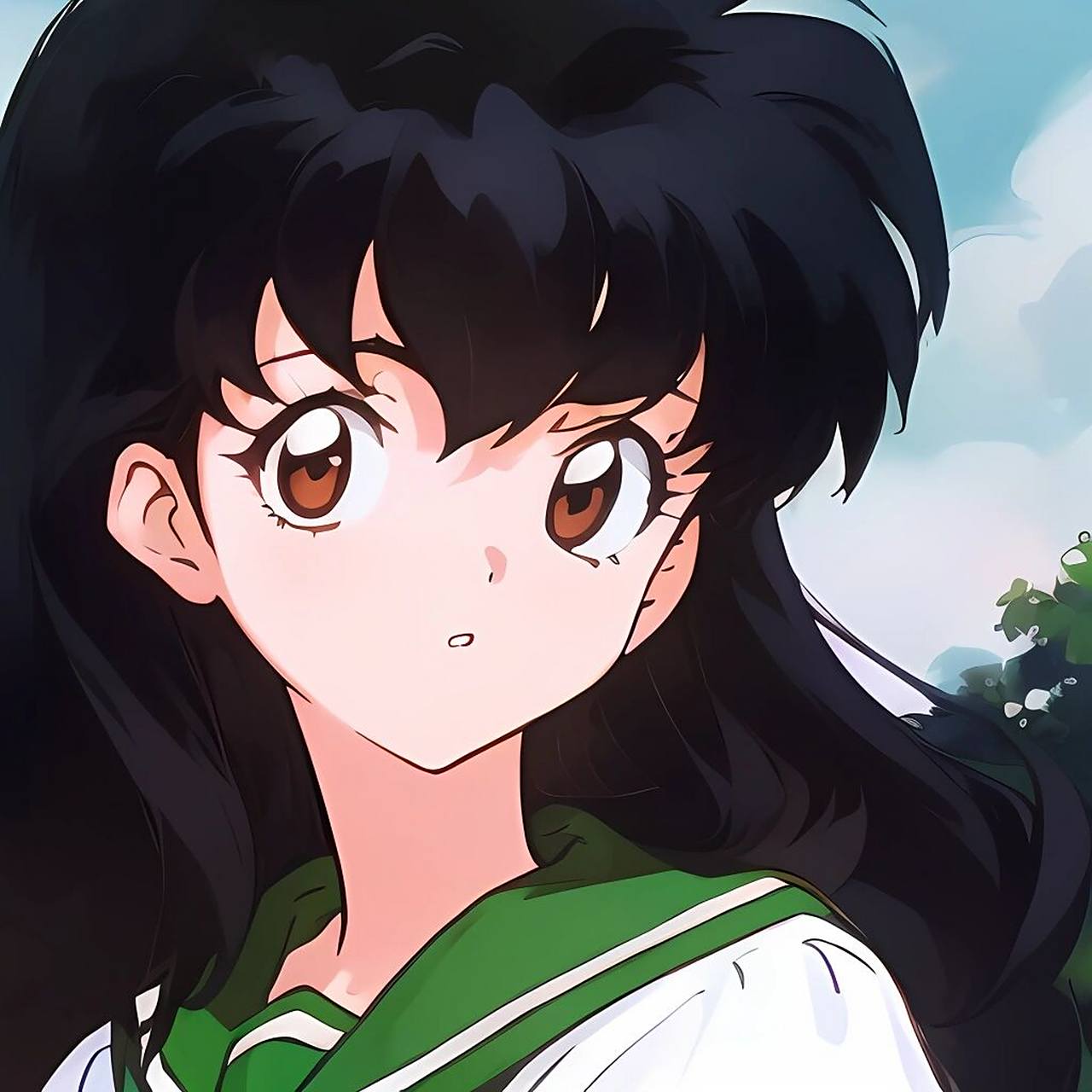 于是我特征搞了一批戈薇头像[笑哭] 	 #犬夜叉# #戈薇# #日暮戈薇