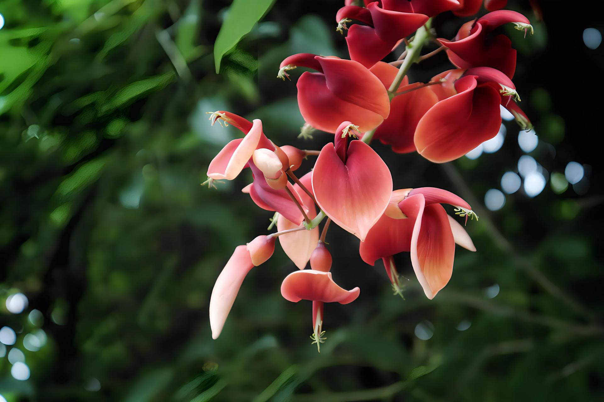 刺桐花图片 98刺桐花,花开如火,艳丽动人!