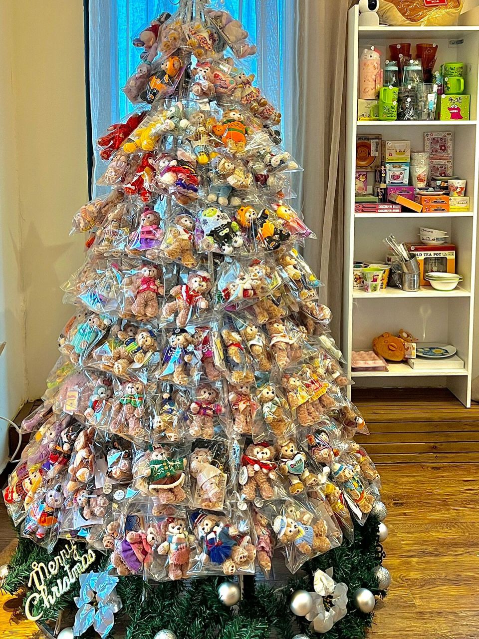 重庆新店|一整棵达菲熊圣诞树90敲乖玩具店78 重庆最近又新开了一