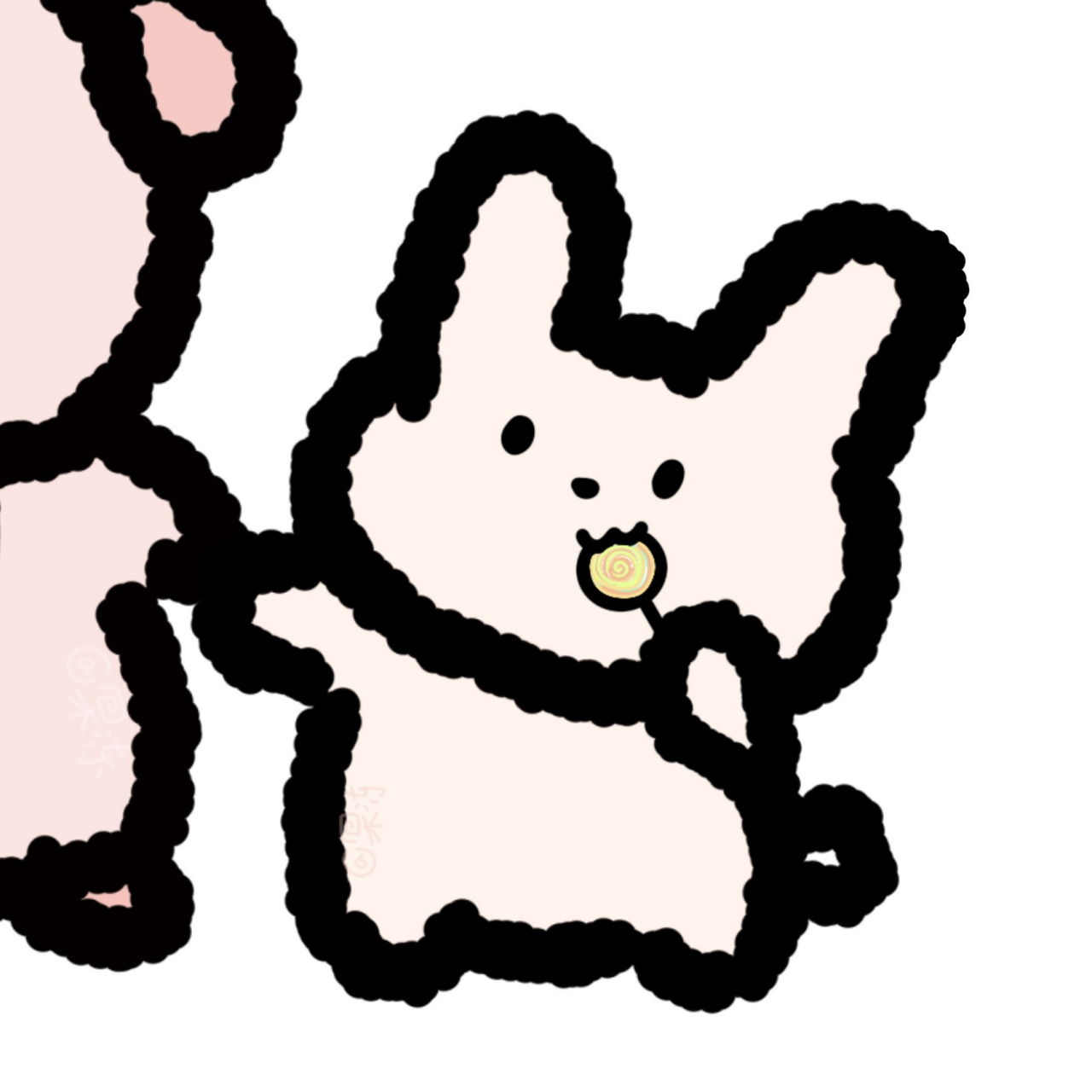 情头|小猪和小兔～ 有宝说喜欢猪猪和兔崽,这就来啦