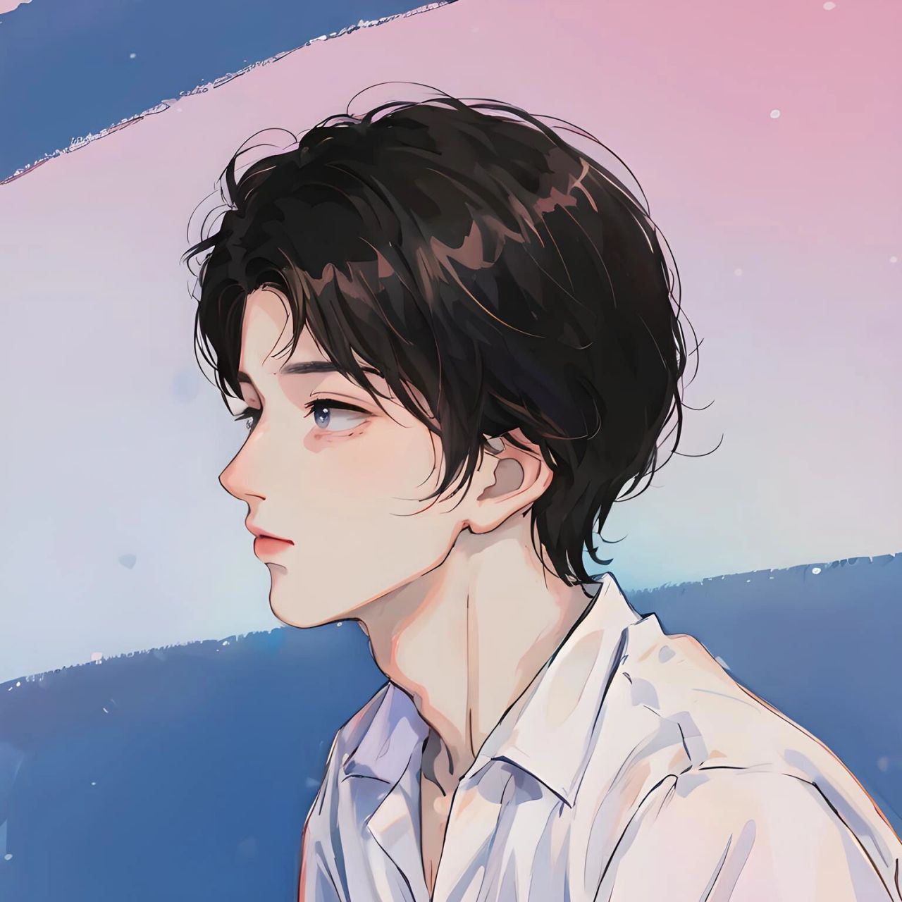 温柔的侧脸～动漫情头9795 日落尤其温柔,人间皆是浪漫……78