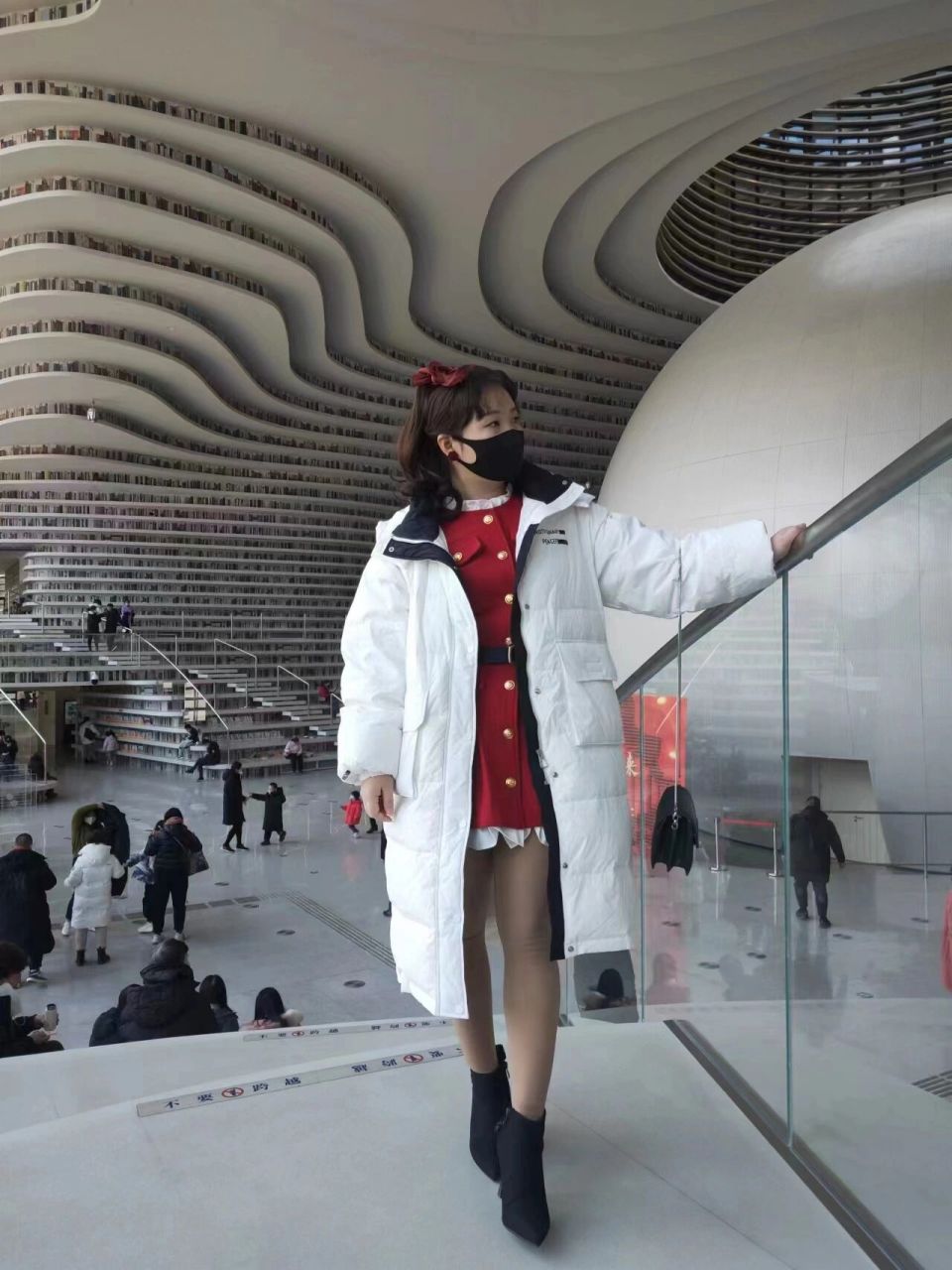 打卡天津塘沽滨海新区图书馆