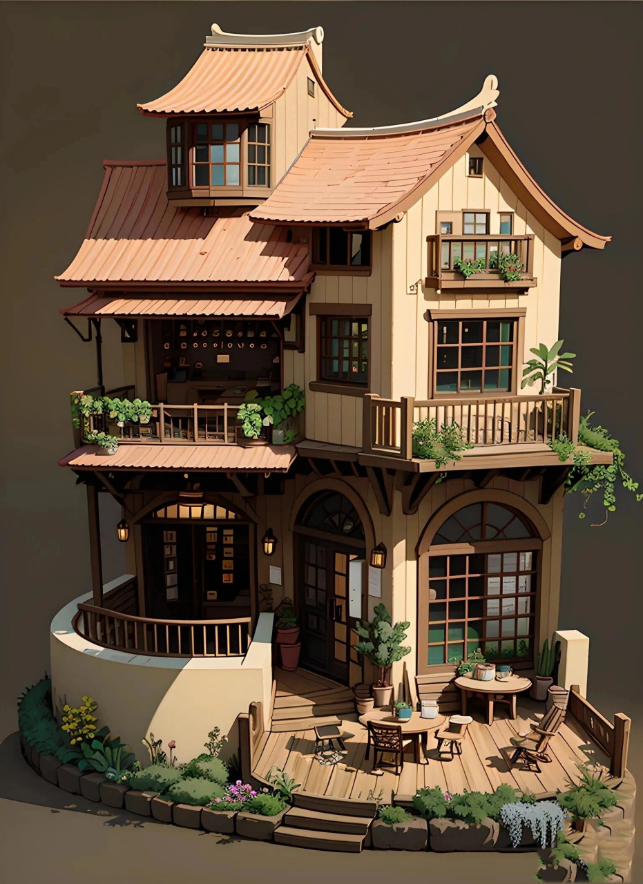 迷你版的小别墅,好治愈心情,好喜欢!