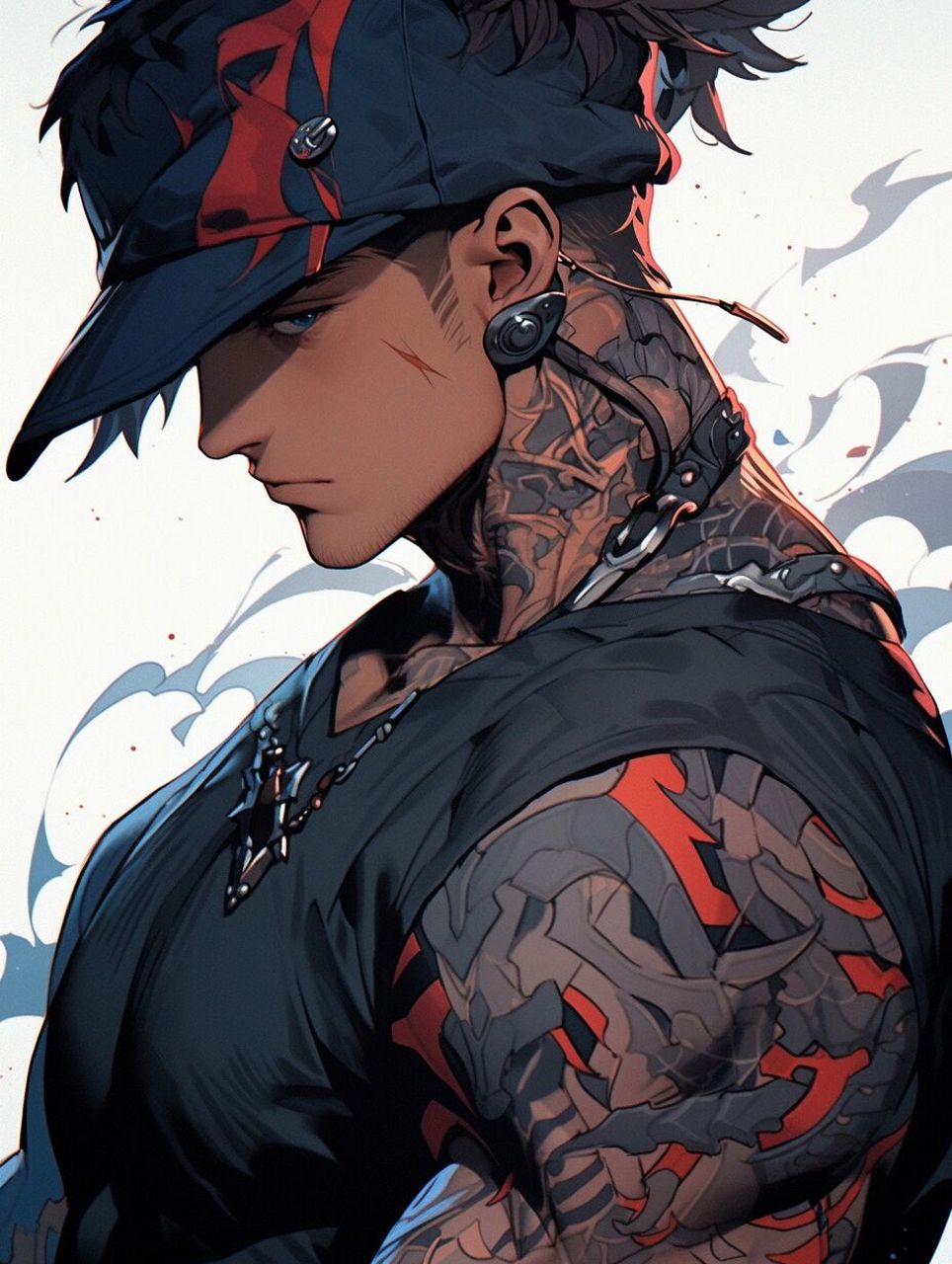 优质纹身男生头像,酷         有谁和我一样喜欢纹身,二次元,酷酷的