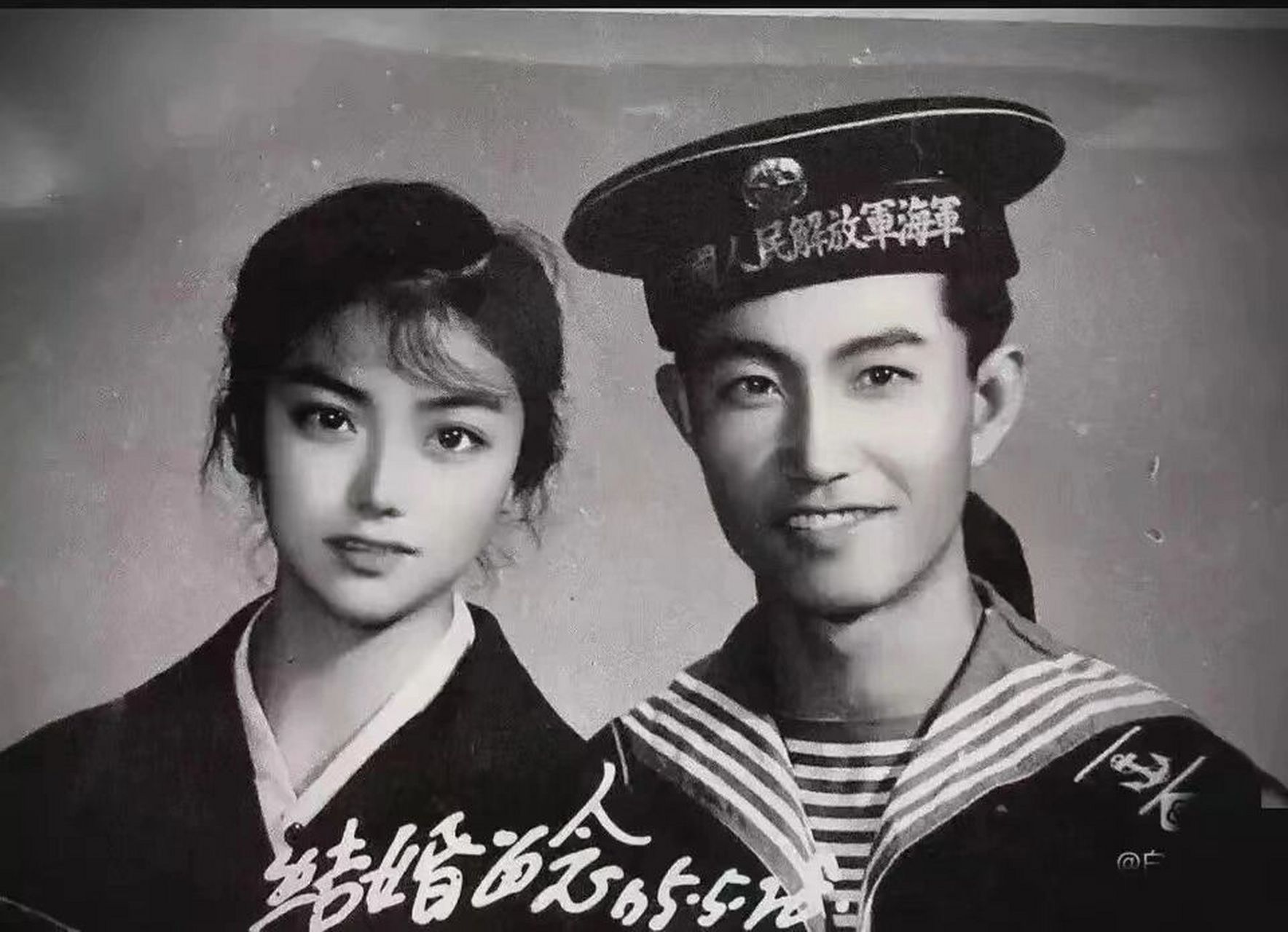 50年代的结婚照图片