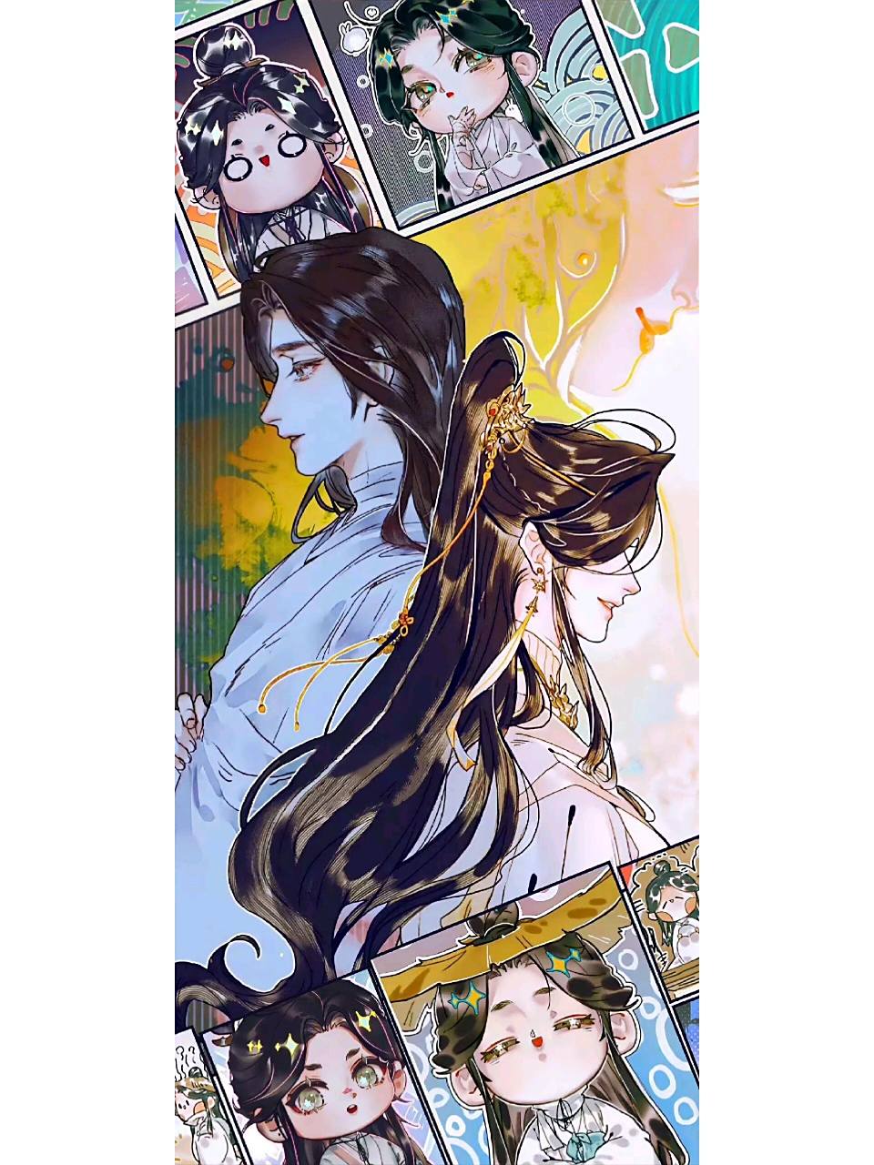 天官赐福 画师:前五张starember后三张:卜卜 blasay _