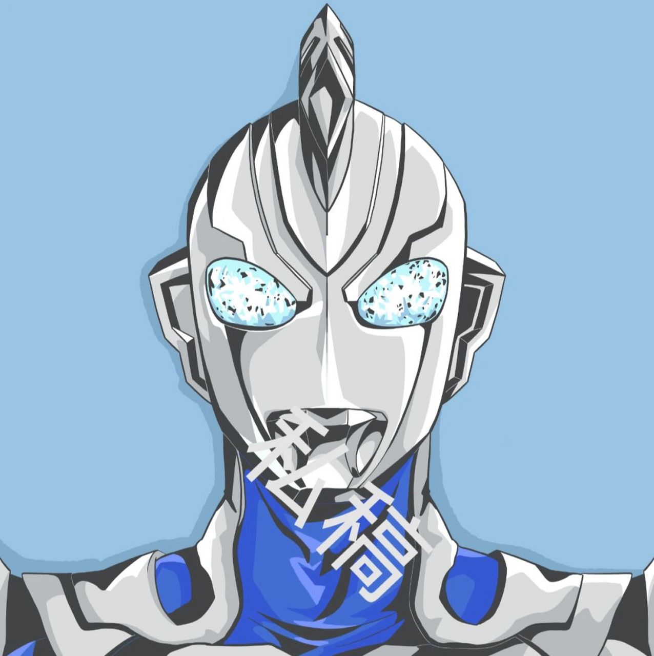 泽塔奥特曼头像约稿,这个钻石眼确实让我有点伤脑筋,好在单主满意