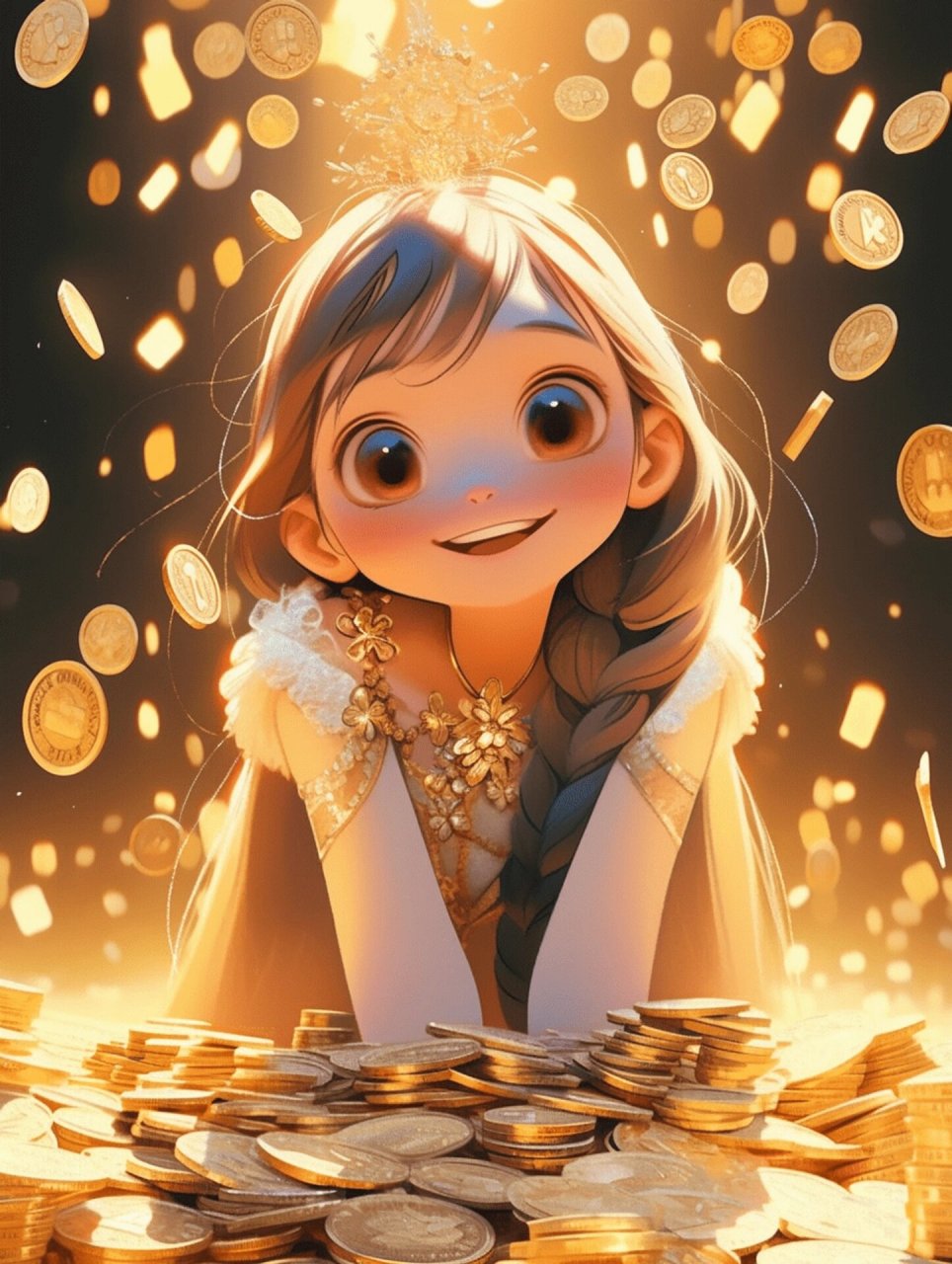 暴富头像,多金小公主907214 好头像是好运气的指路牌龙已经有