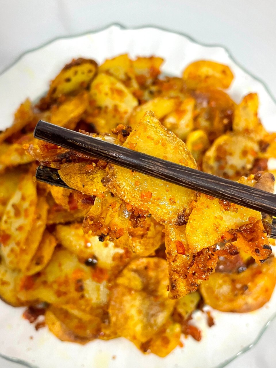 这样做的渣海椒土豆片我可是炫十盘757575 今日分享-渣海椒土豆