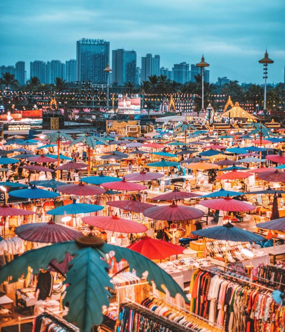 【南山星空网红集市来了 打卡攻略快收好】在星空下漫步逛集一定很