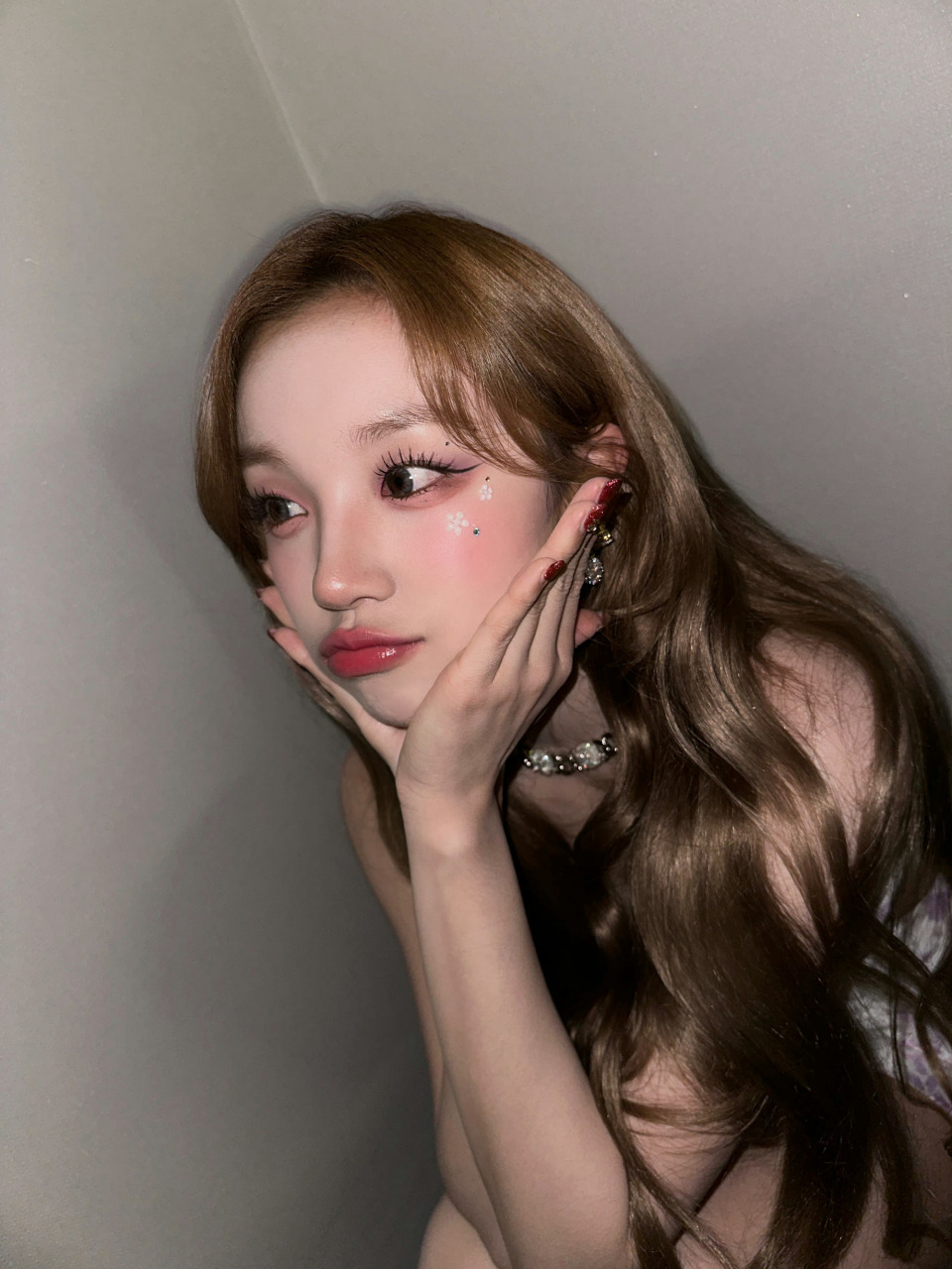 宋雨琦小狗纹身泳装图集