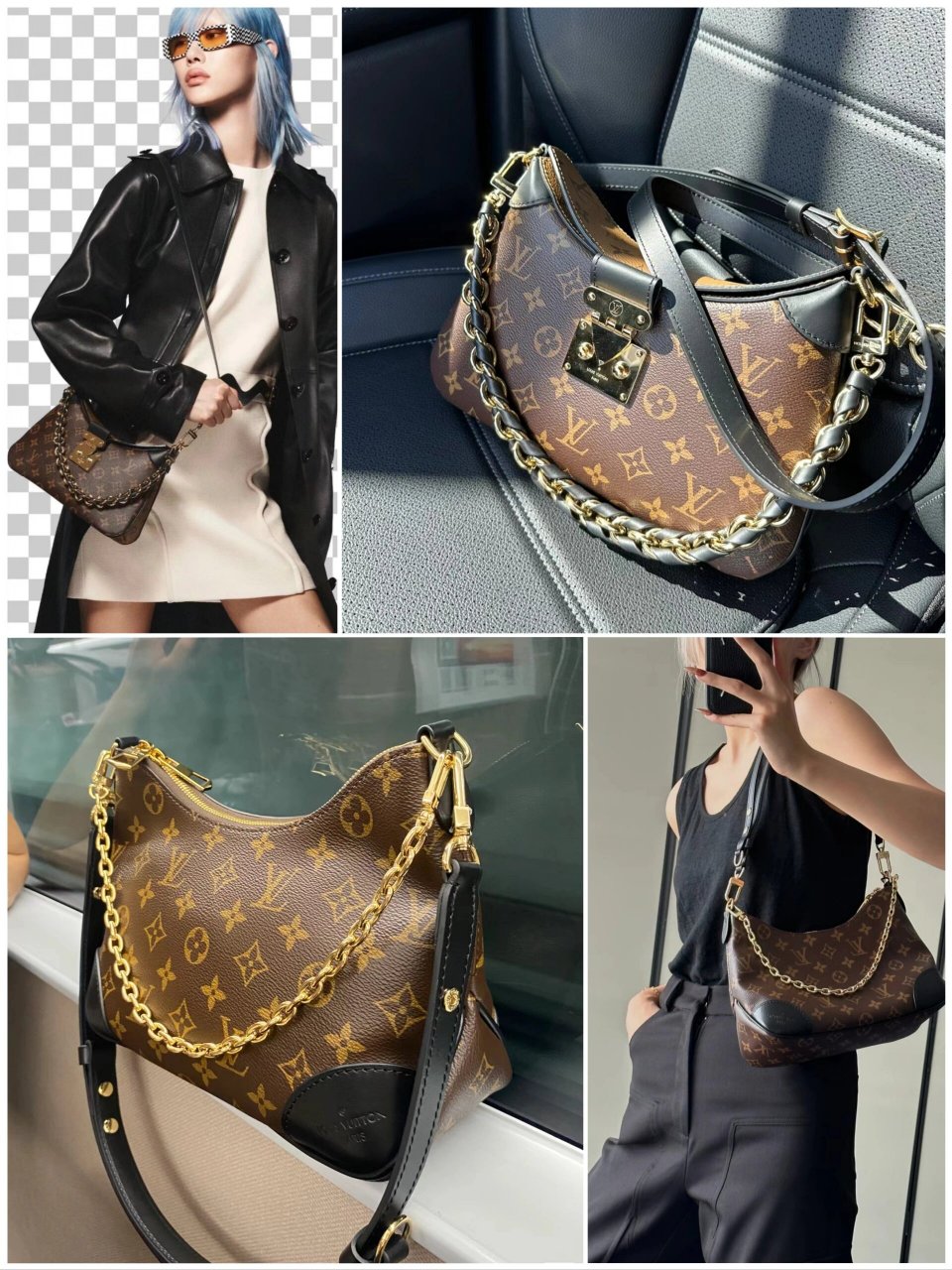 lv97大热牛角包twinny93爱不释手 lv大热门牛角包也出新款啦 新