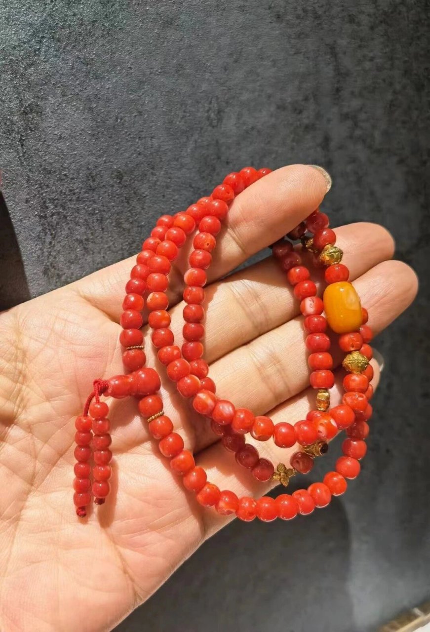 78小御家aka红珊瑚珠串系列～～78 78aka红珊瑚～ 6778海底
