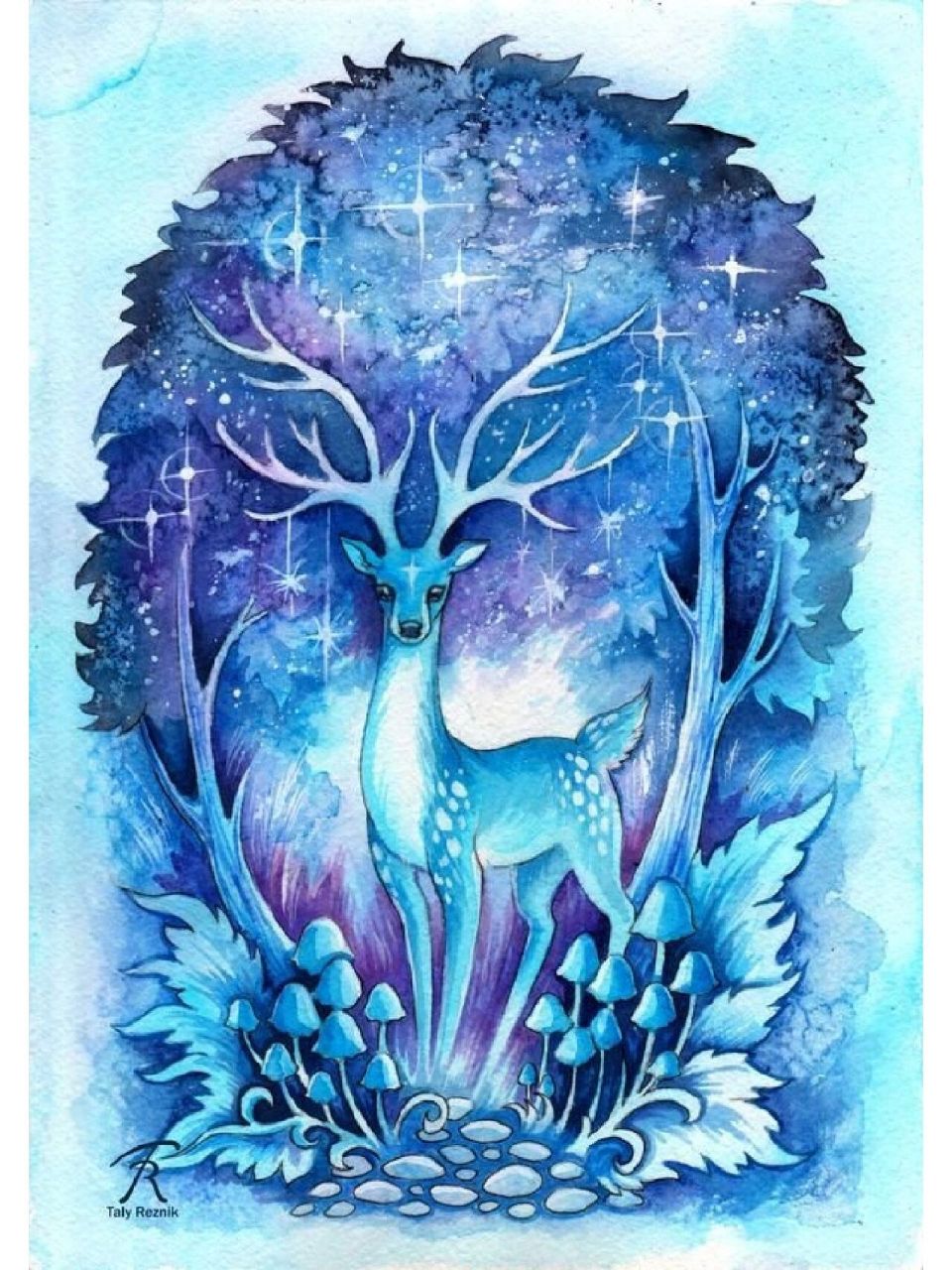 鹿绘画素材2        素材分享