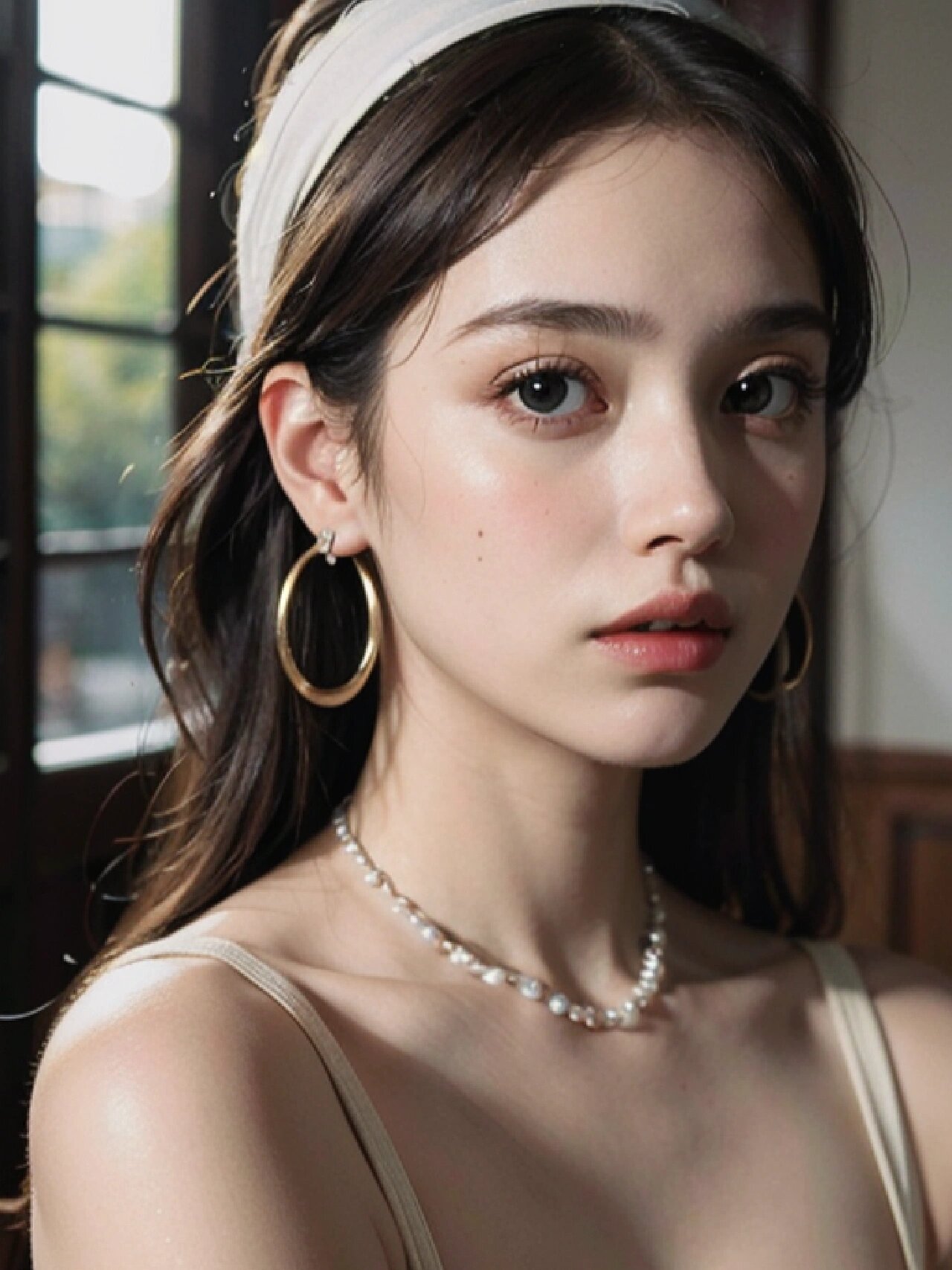 世界名画系列《戴珍珠耳环的少女》