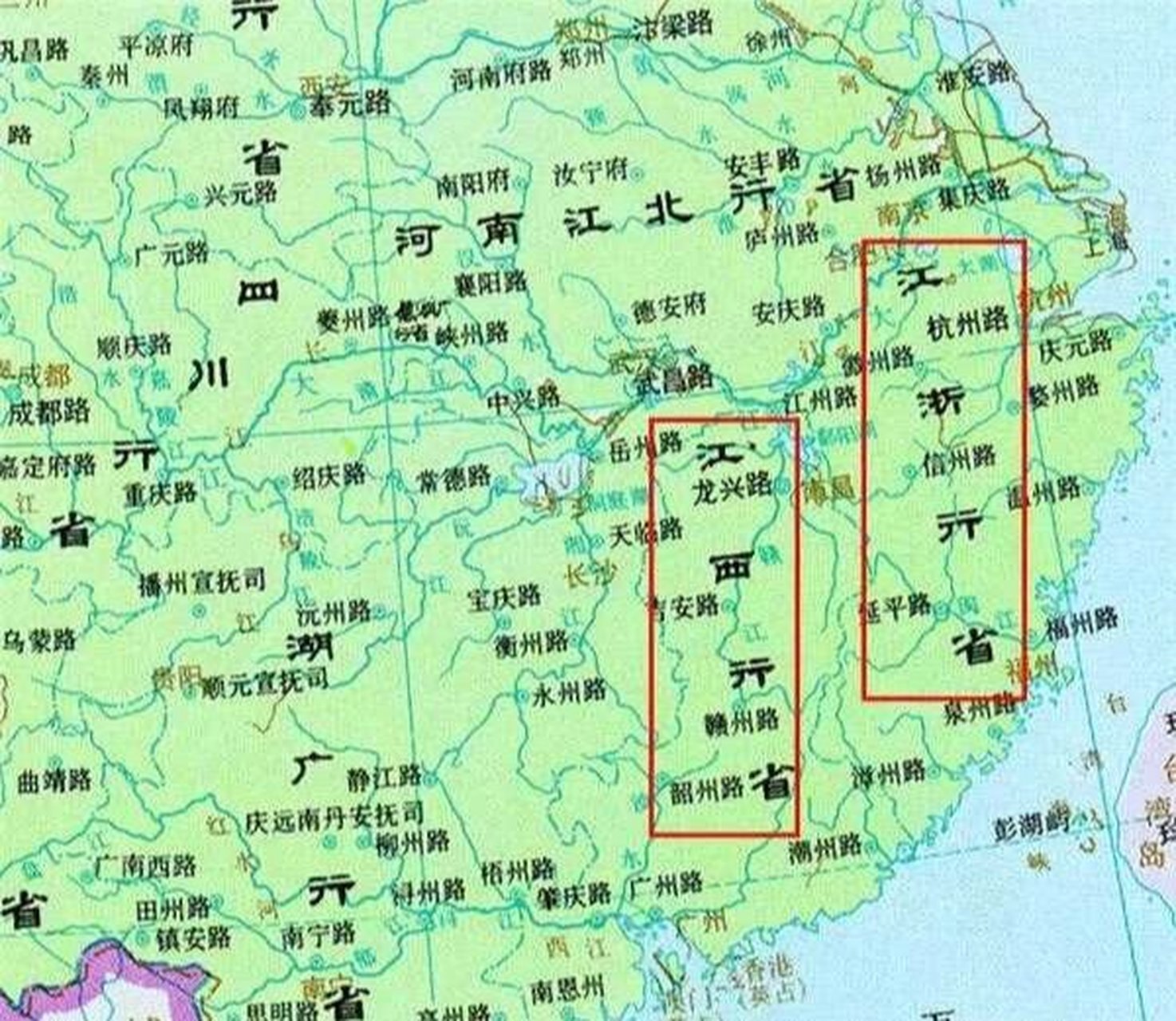 江南西道地图图片