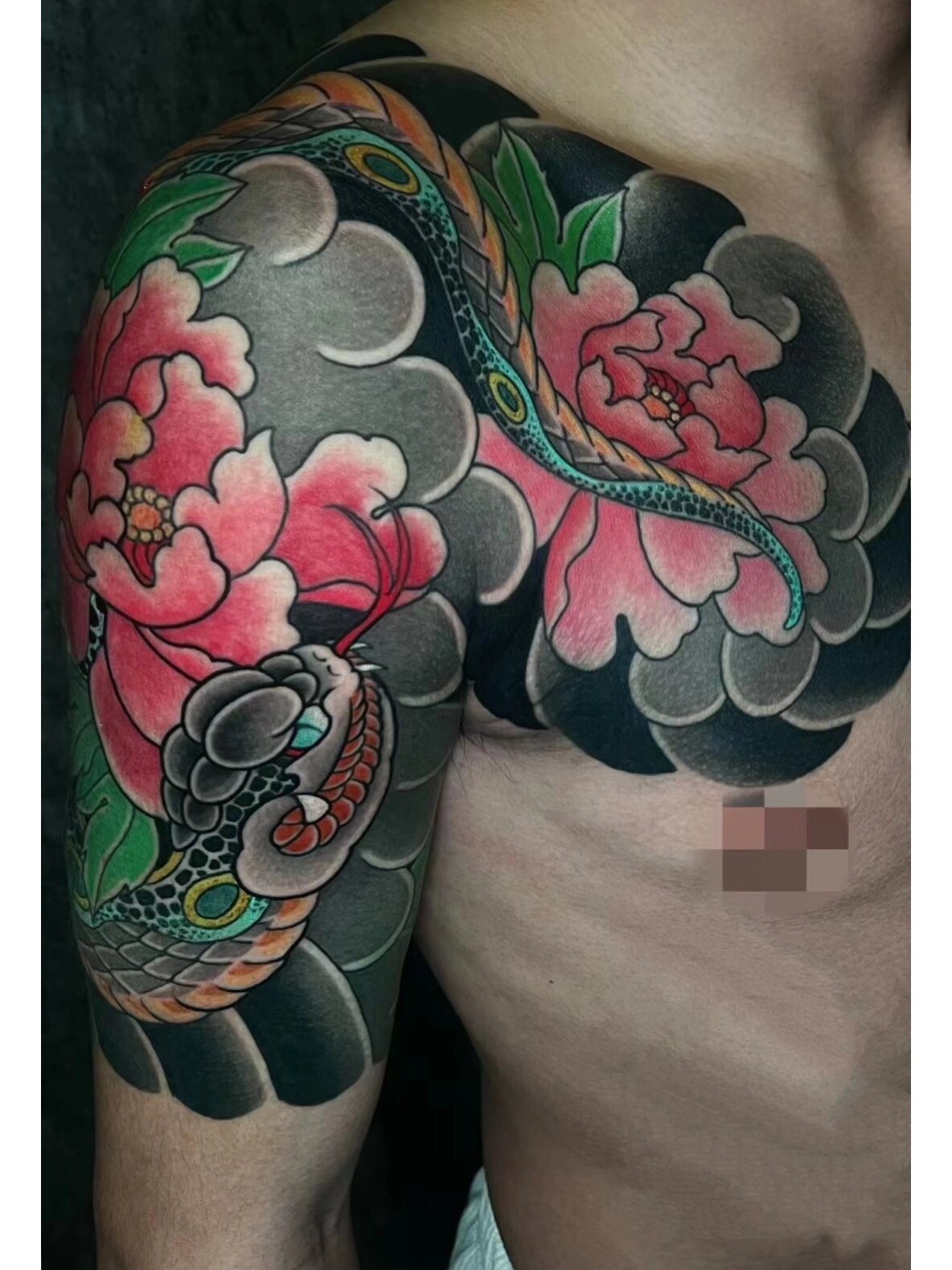 日式纹身 | 老传统纹身 | 蛇纹身