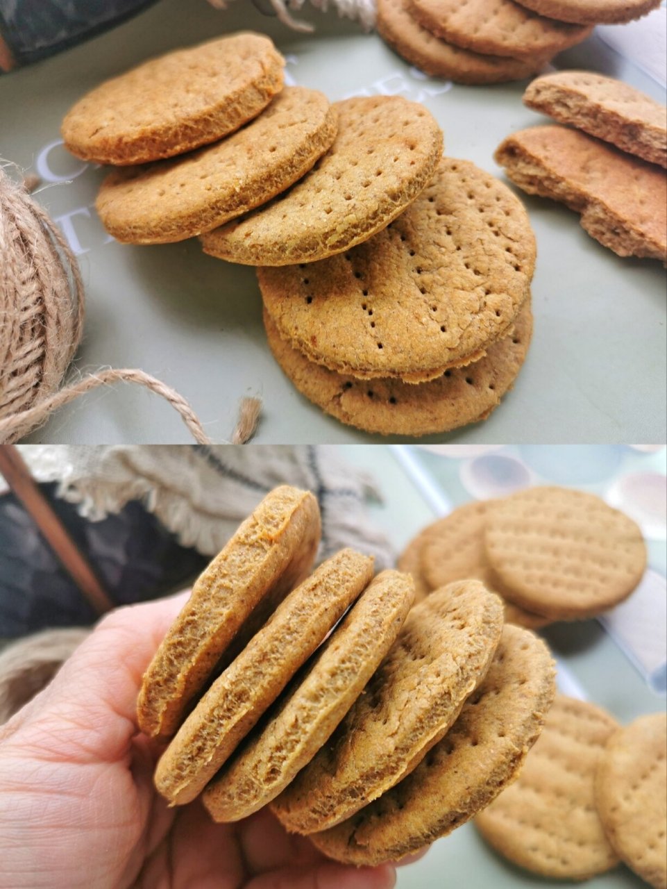 低卡饱腹解馋97超级简单的全麦消化饼干 96春季减脂小零食,97