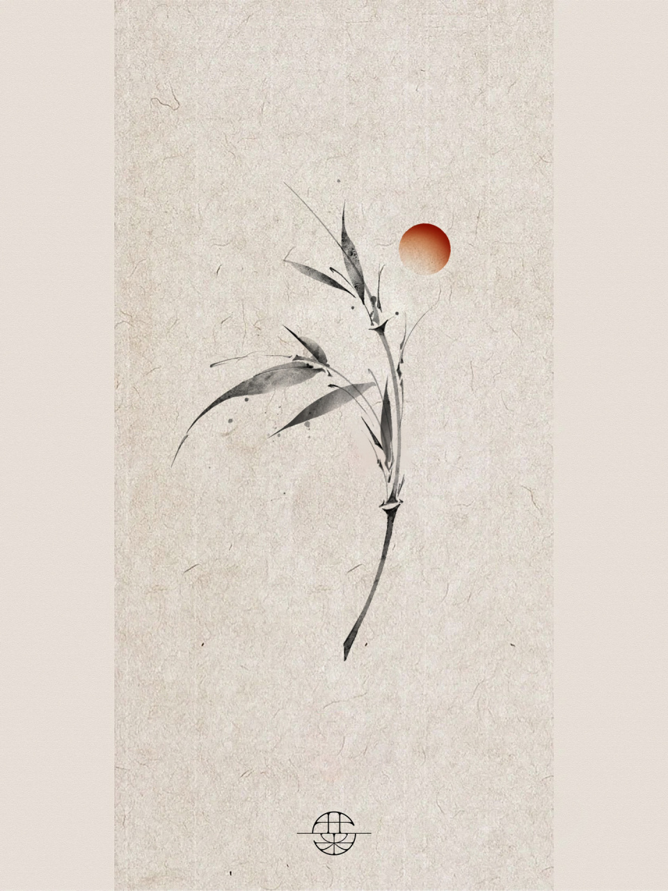 水墨丹青|上海纹身|竹语|墨竹|青竹|tattoo 一根枝条向上代表坚韧.