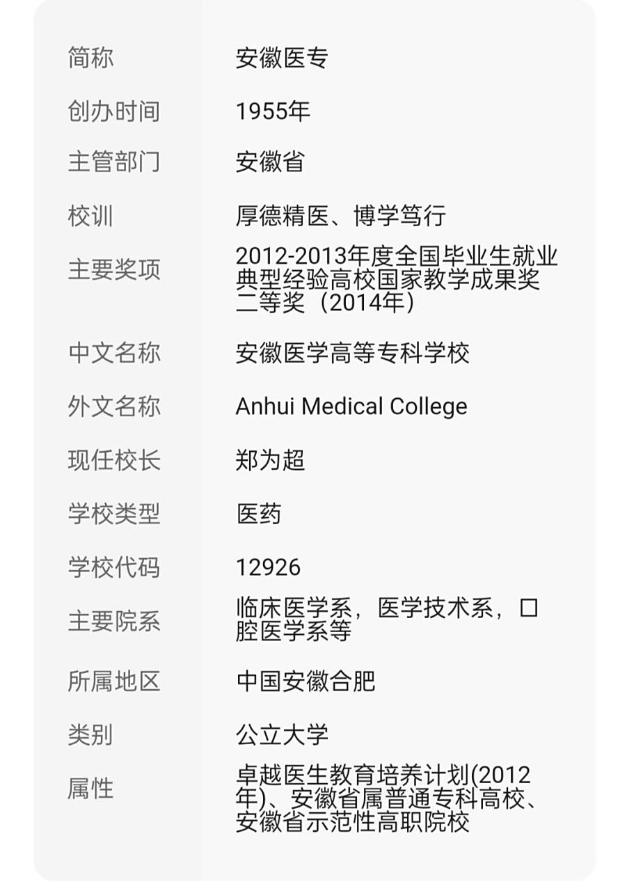安徽医学高等专科学校 安徽医学高等专科学校(anhui medical college)