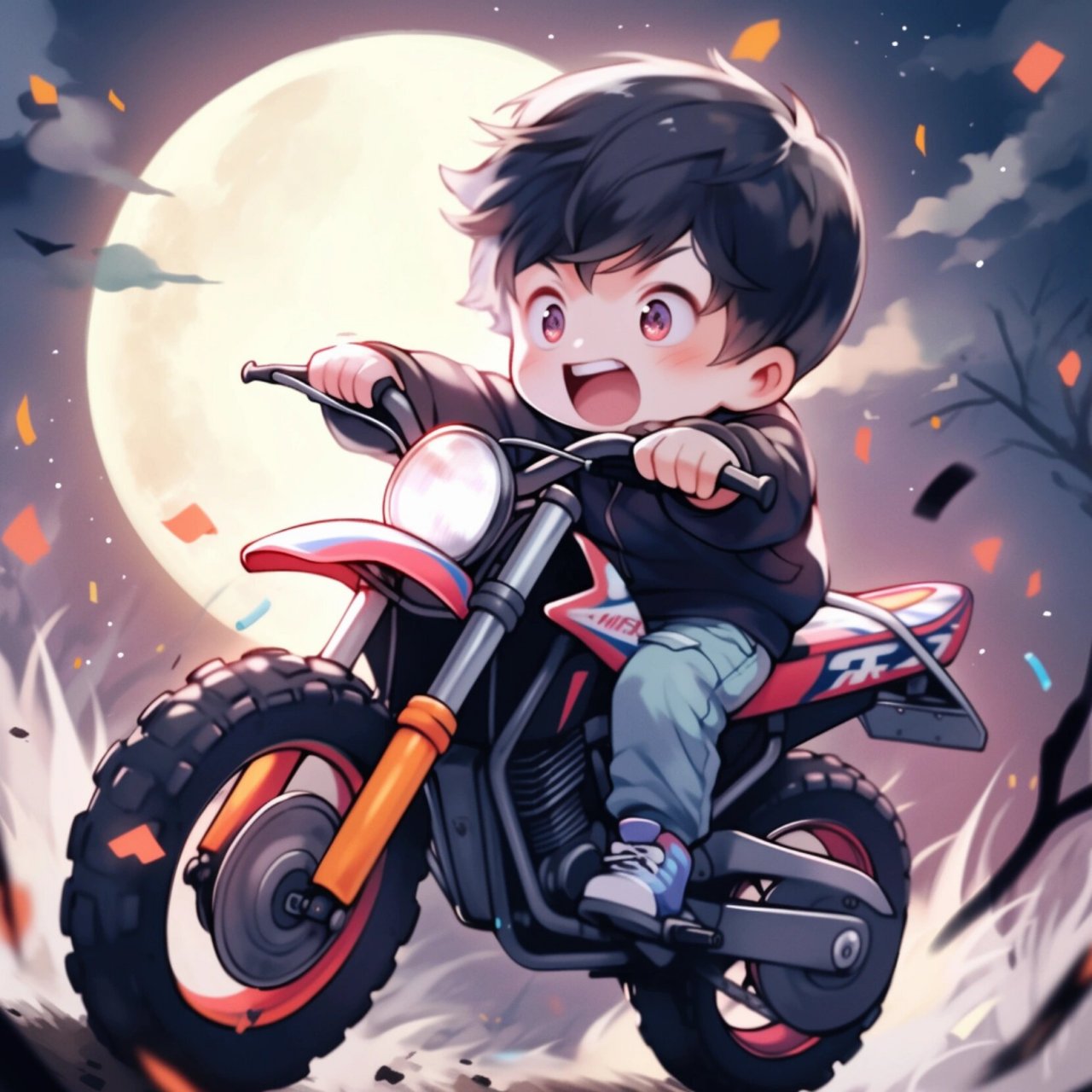 合集97超可爱机车头像 18张帅气机车宝贝,你更喜欢哪一个