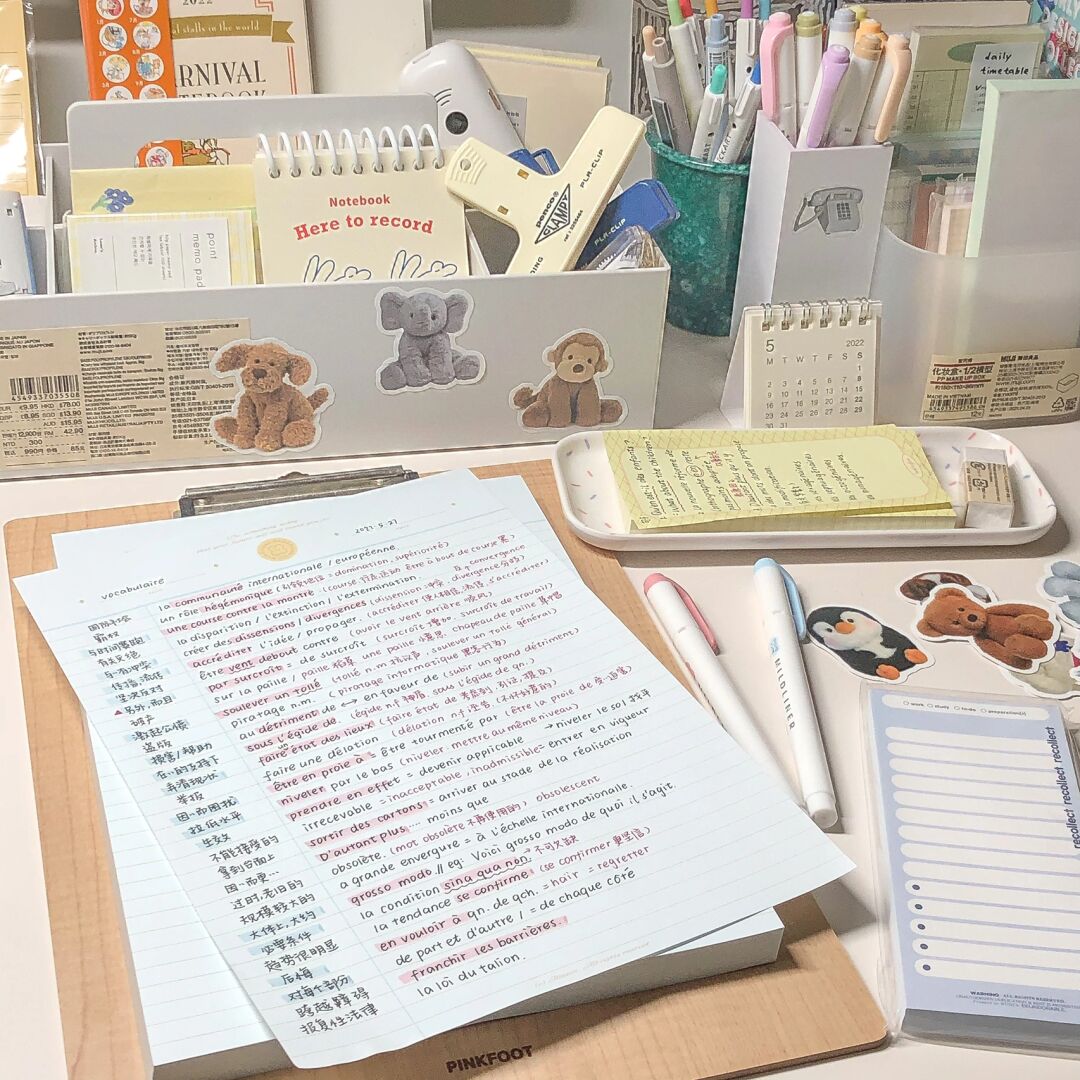 上的小记录:用蓝色的学习纸整理了一下,之前上课记的零零散散的笔记