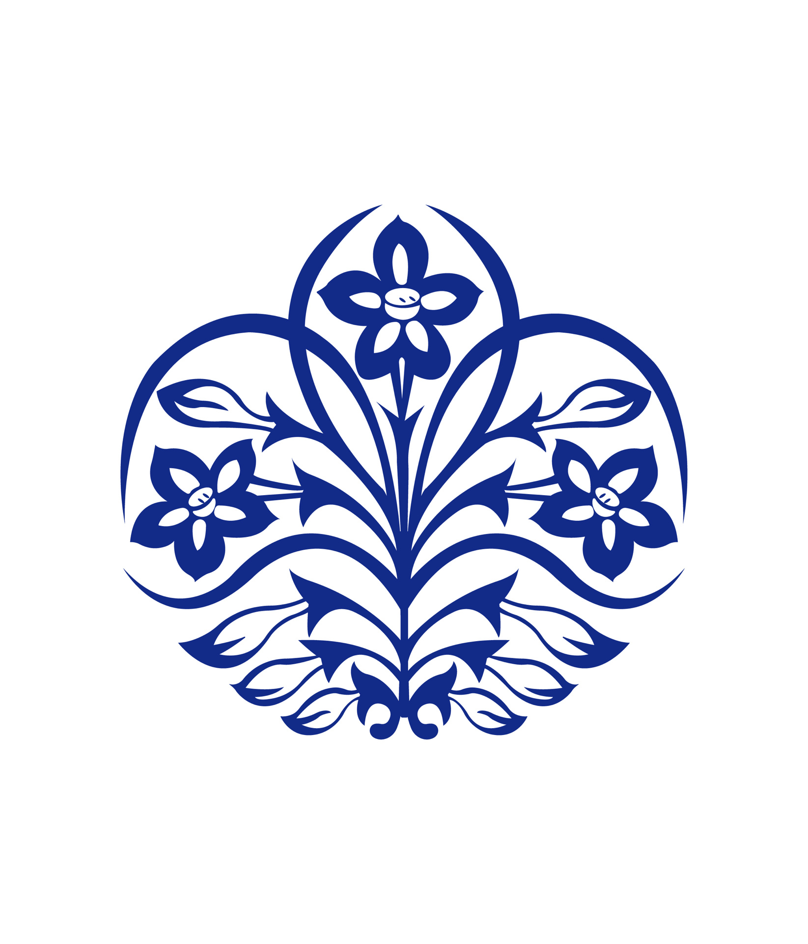 水仙花单独适合纹样   	 中国水仙的原种为唐代从意大利引进,是法国多