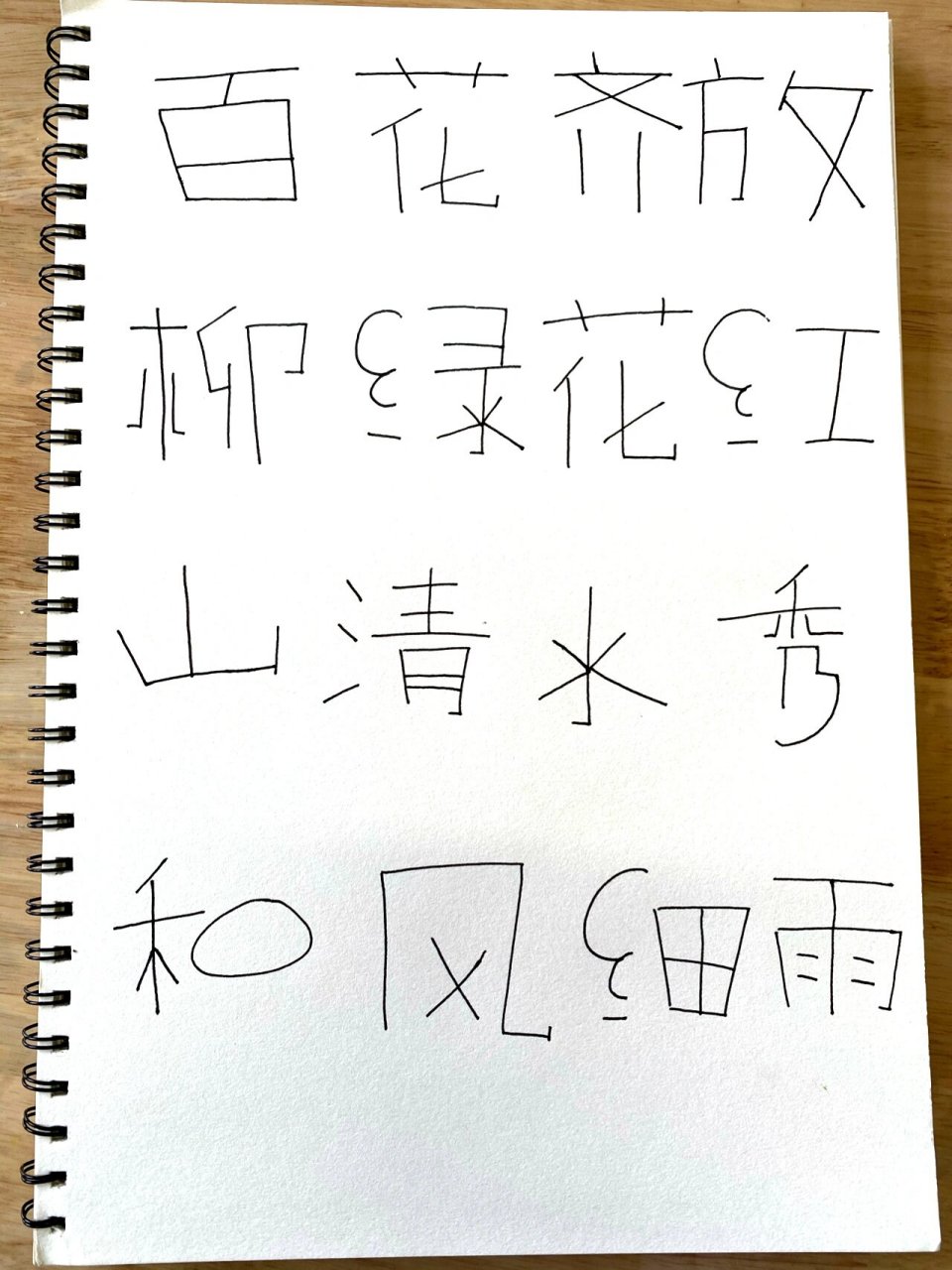 手写字体 童体字 幼儿园卡通字 可爱花体字 主题墙 环境创设 展牌