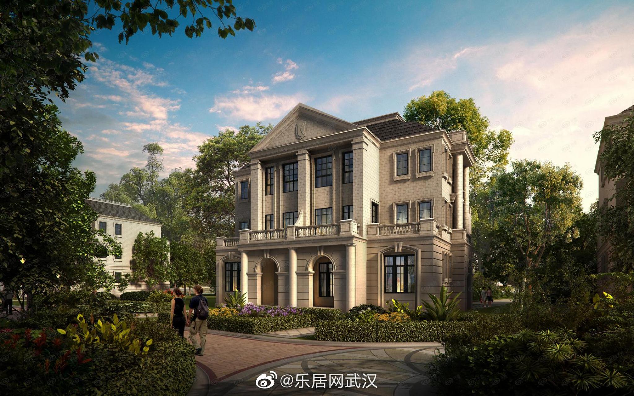 【汉阳卧龙墨水湖边领墅】 卧龙墨水湖边领墅目前在售建面约190-286平