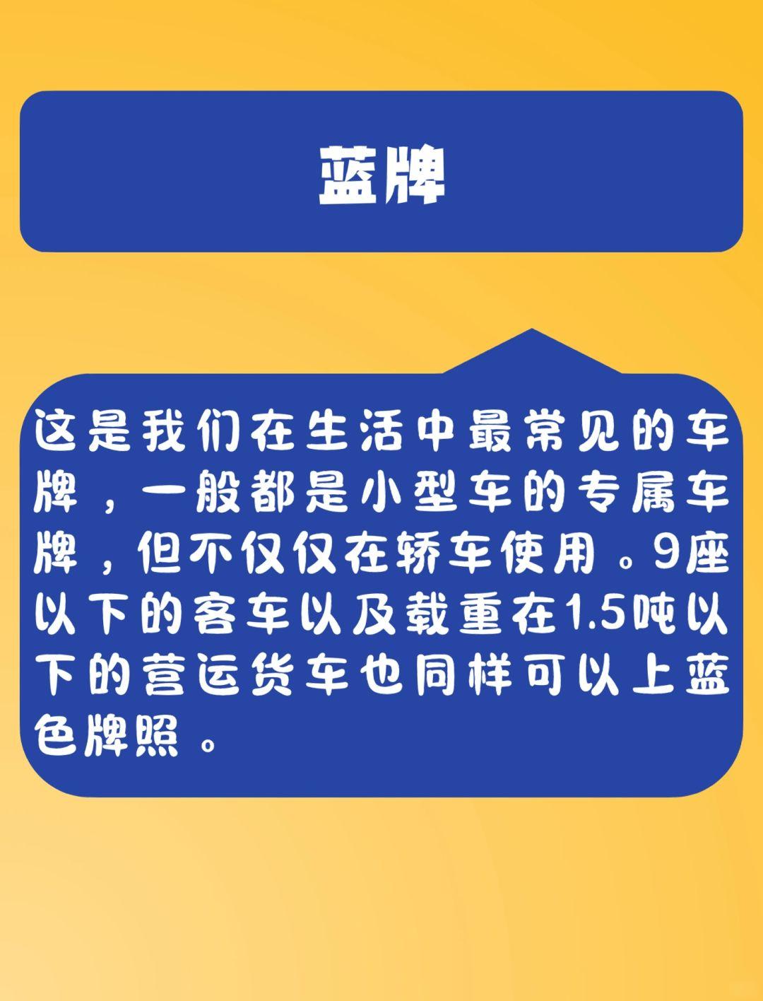 車牌有藍牌、黃牌、黑牌和紅牌,這些顏色分別是什么意思?