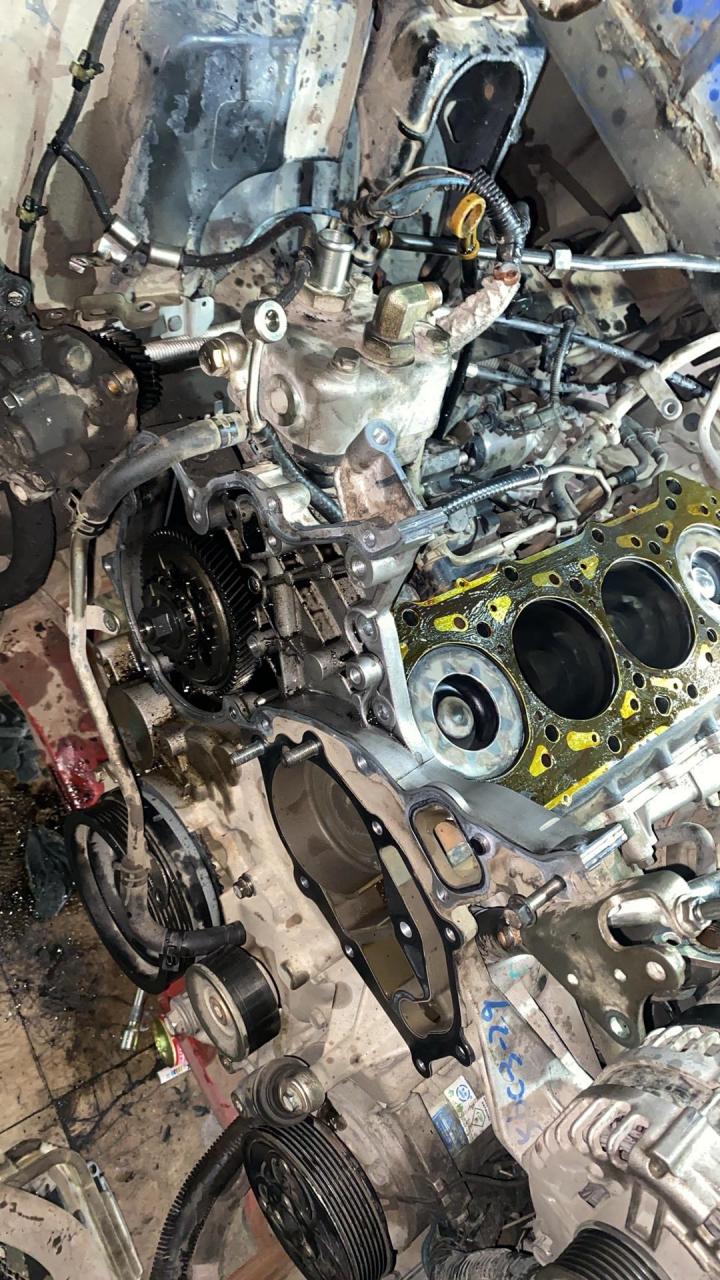 东风凯普特 日产zd30更换气缸垫.