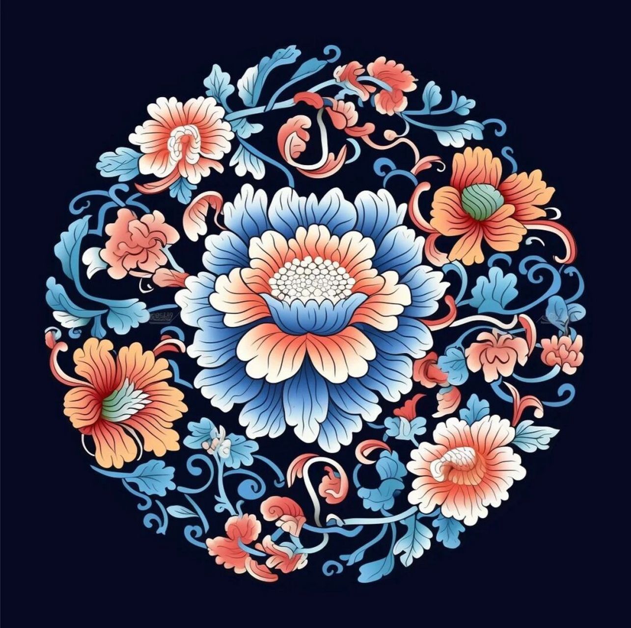 中国传统文化图案素材收集库·三十七 纹样图案素材来自#大数据看看我