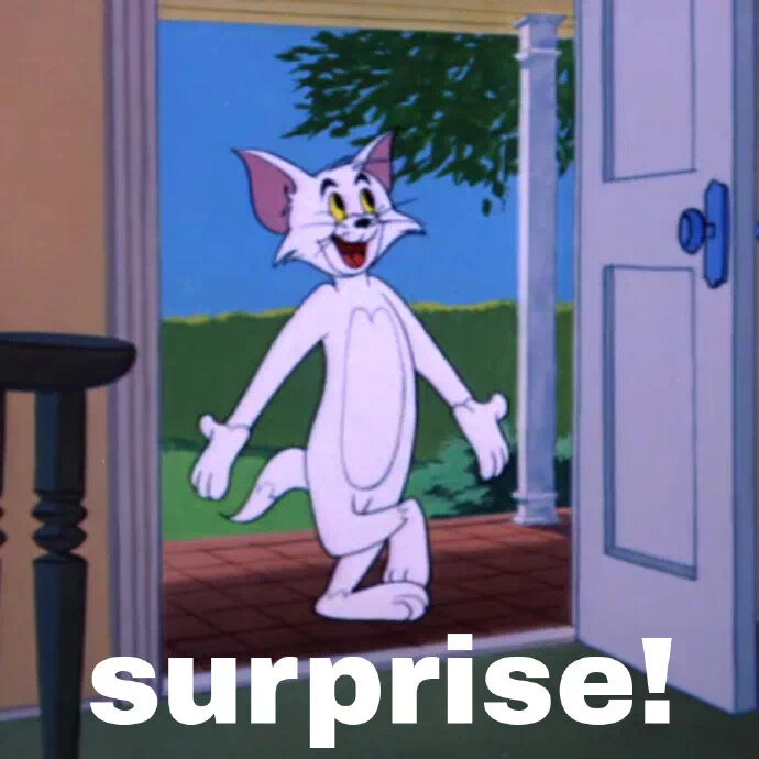 可爱表情包～surprise!