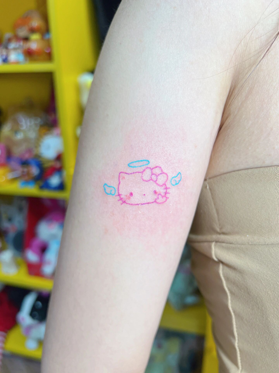天使hellokitty|成都纹身|hellokitty纹身 74不可以盗图 和私自拿图