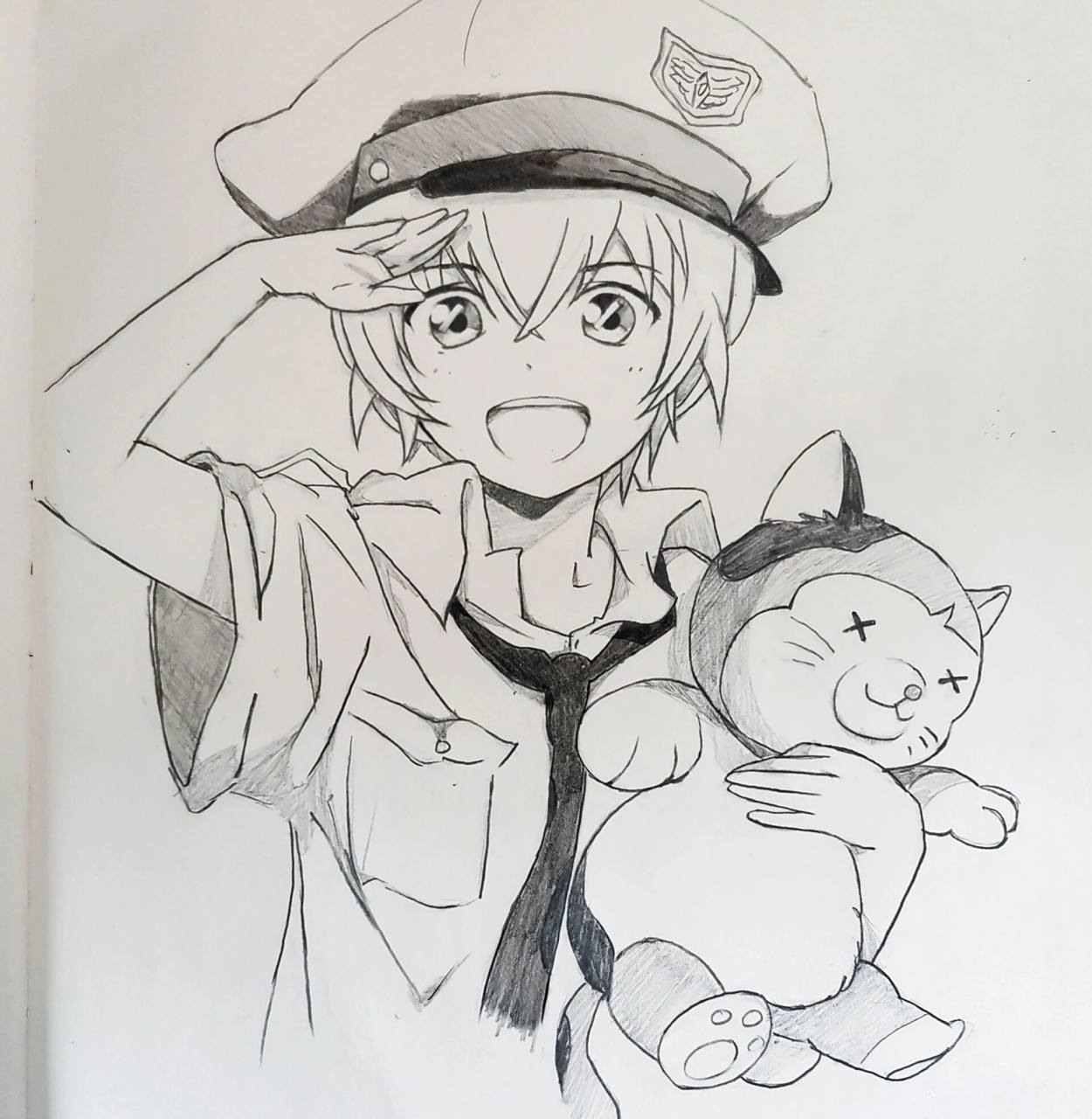 画一个降谷零 左划看