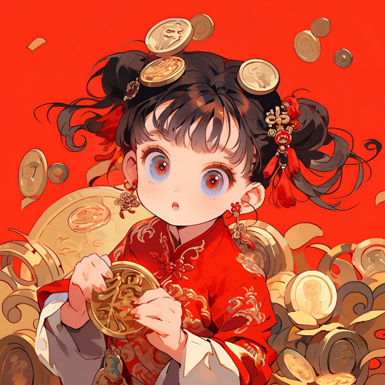 美少女|2024 暴富头像