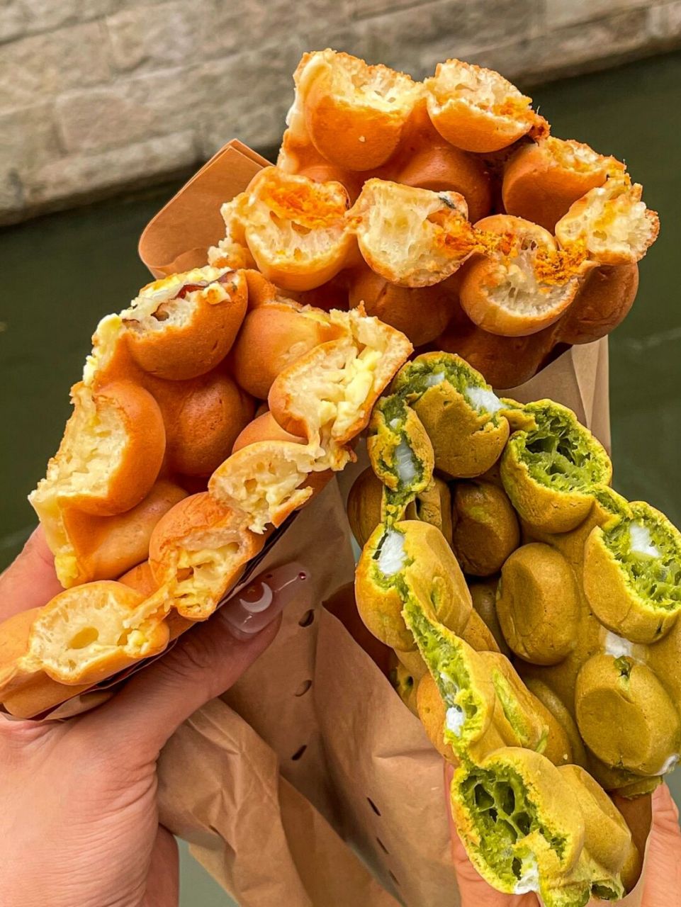 绍兴地铁口01n多口味鸡蛋仔!葡式蛋挞yyds!