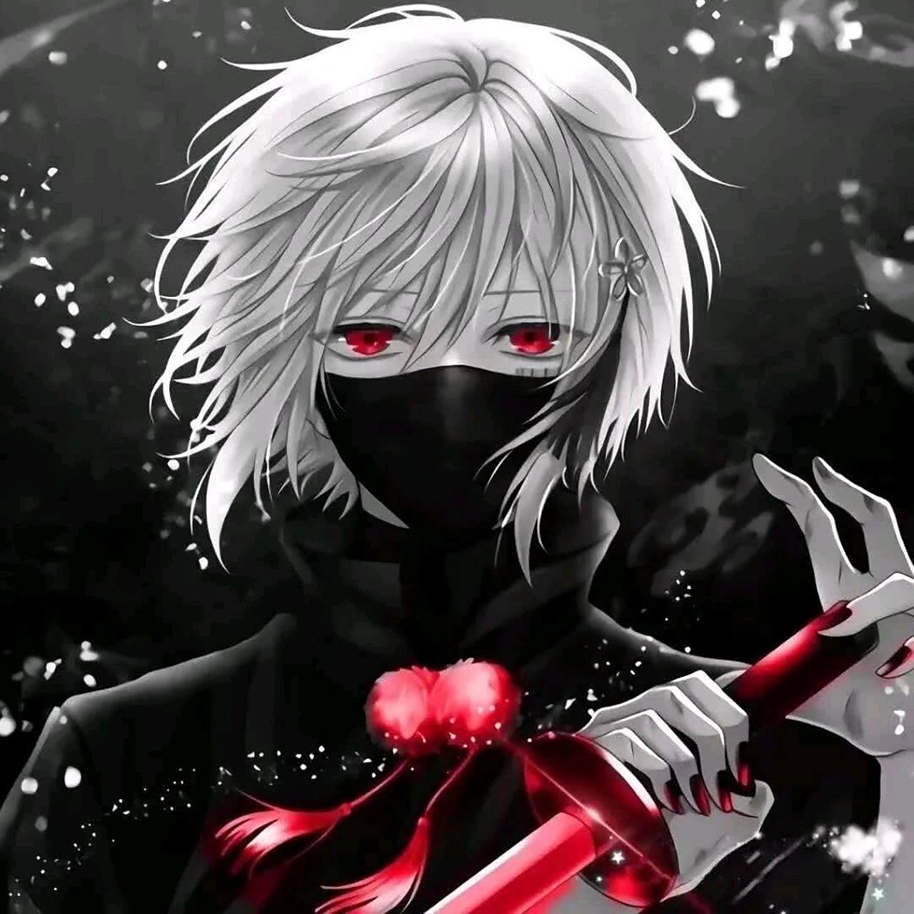 男生黑暗系动漫头像