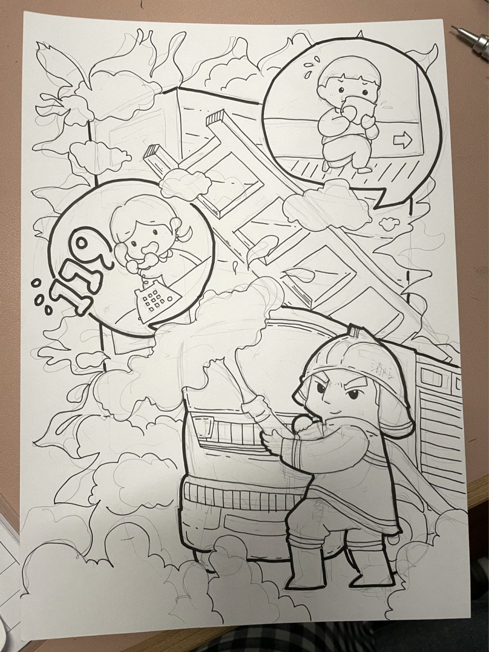 这次比较复杂08 马克笔儿童画96 07商用噢