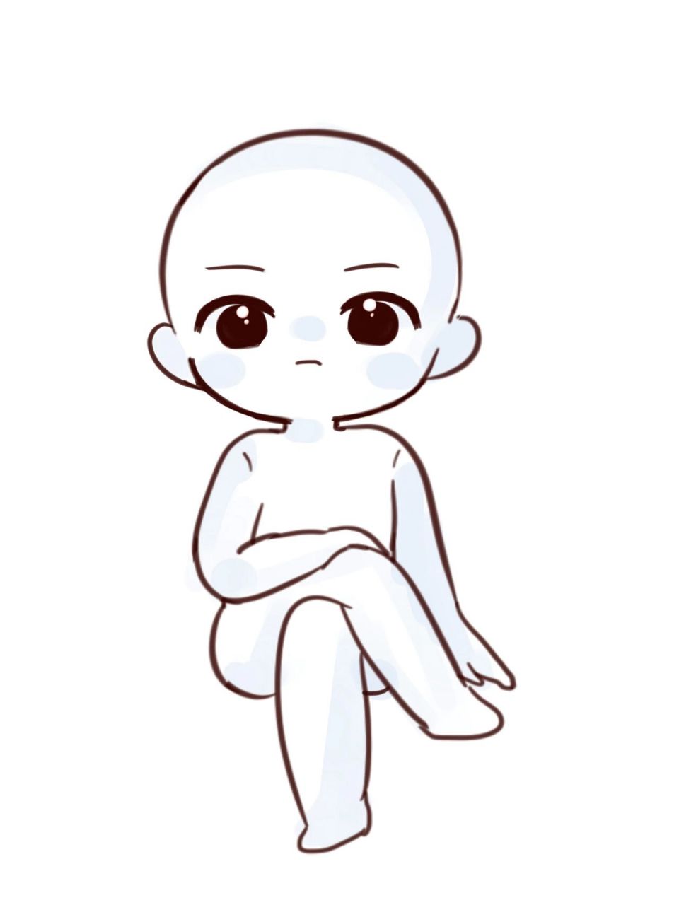 q版坐姿素材合集大放送!