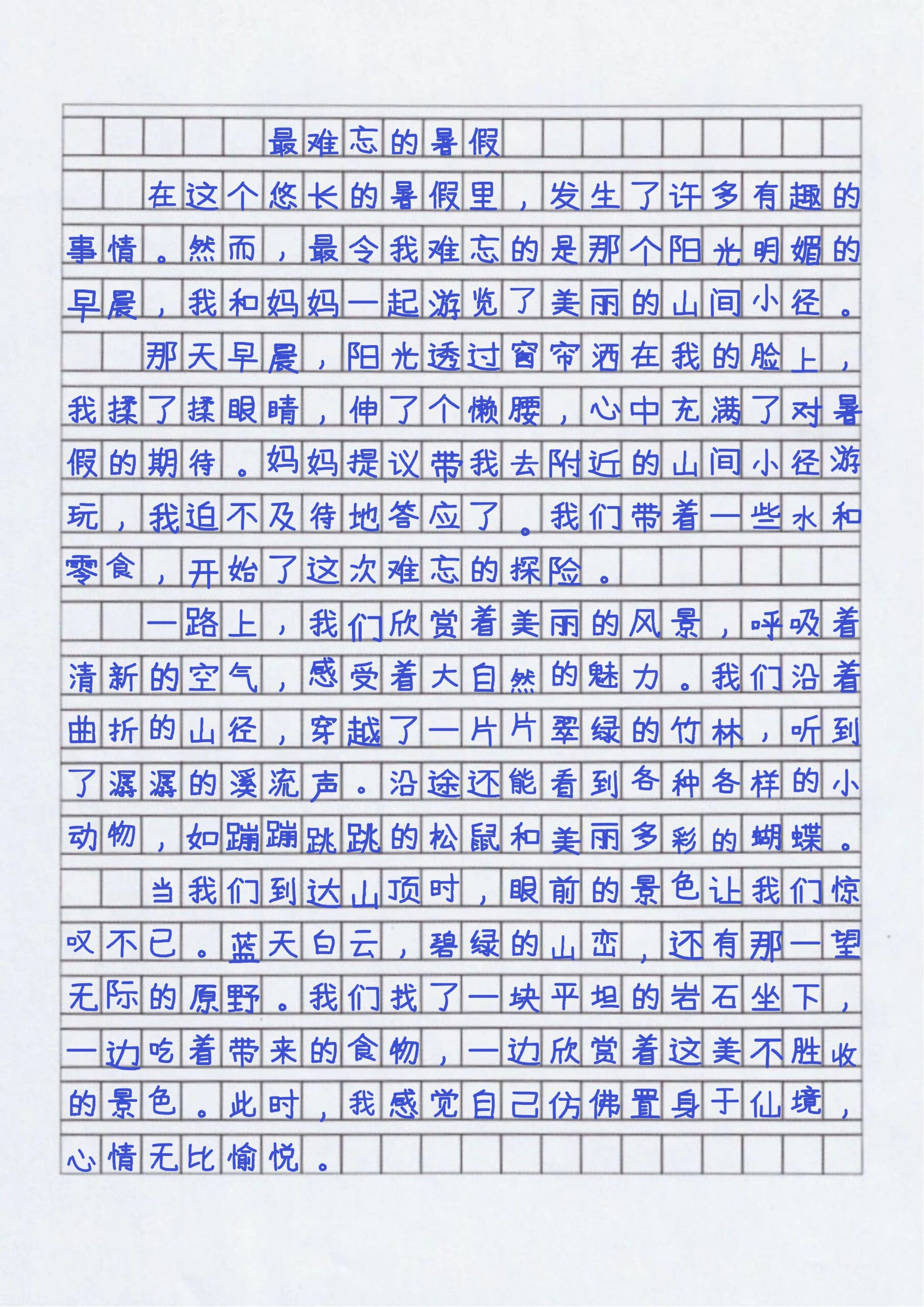 一件难忘的事作文400字图片