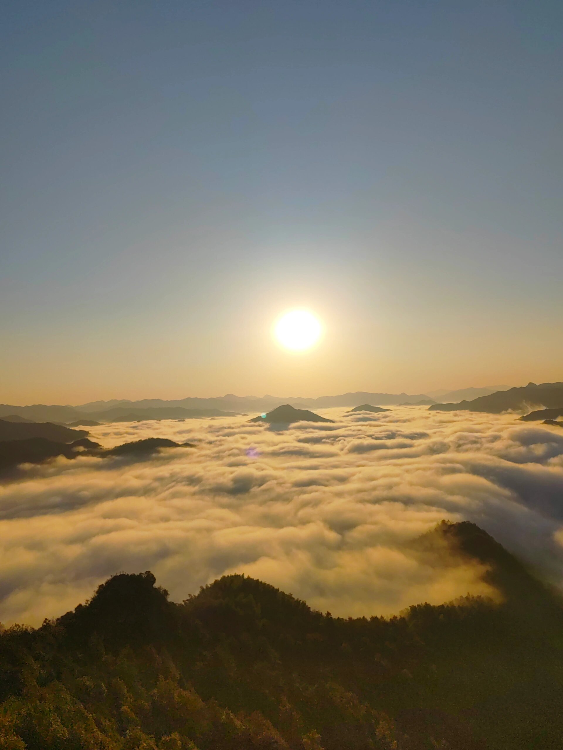 霍山屋脊山图片